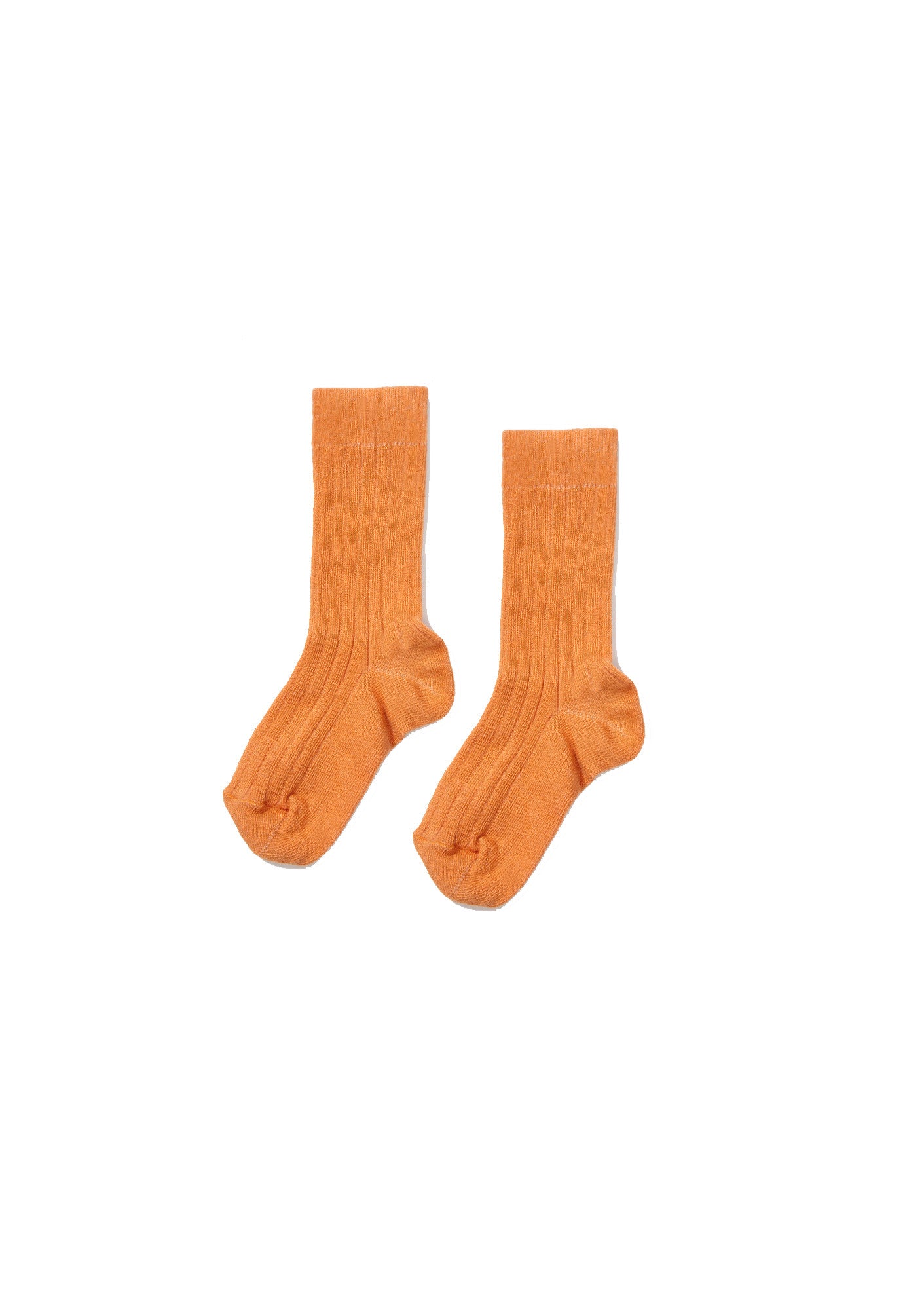 Girls Apricot Knitted Sock