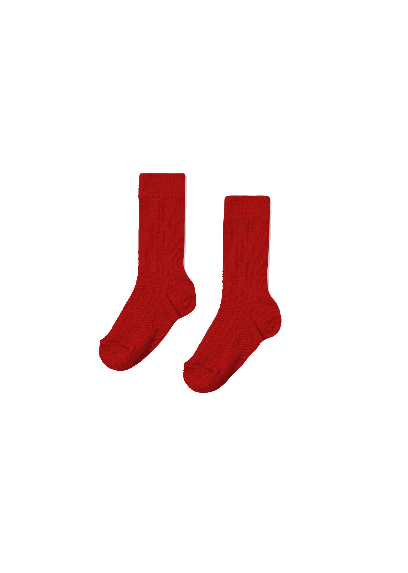 Girls Dark Red Knitted Sock