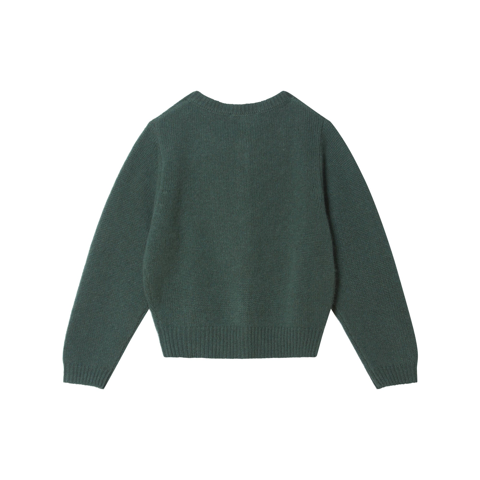 Girls Dark Green Cashmere Cardigan
