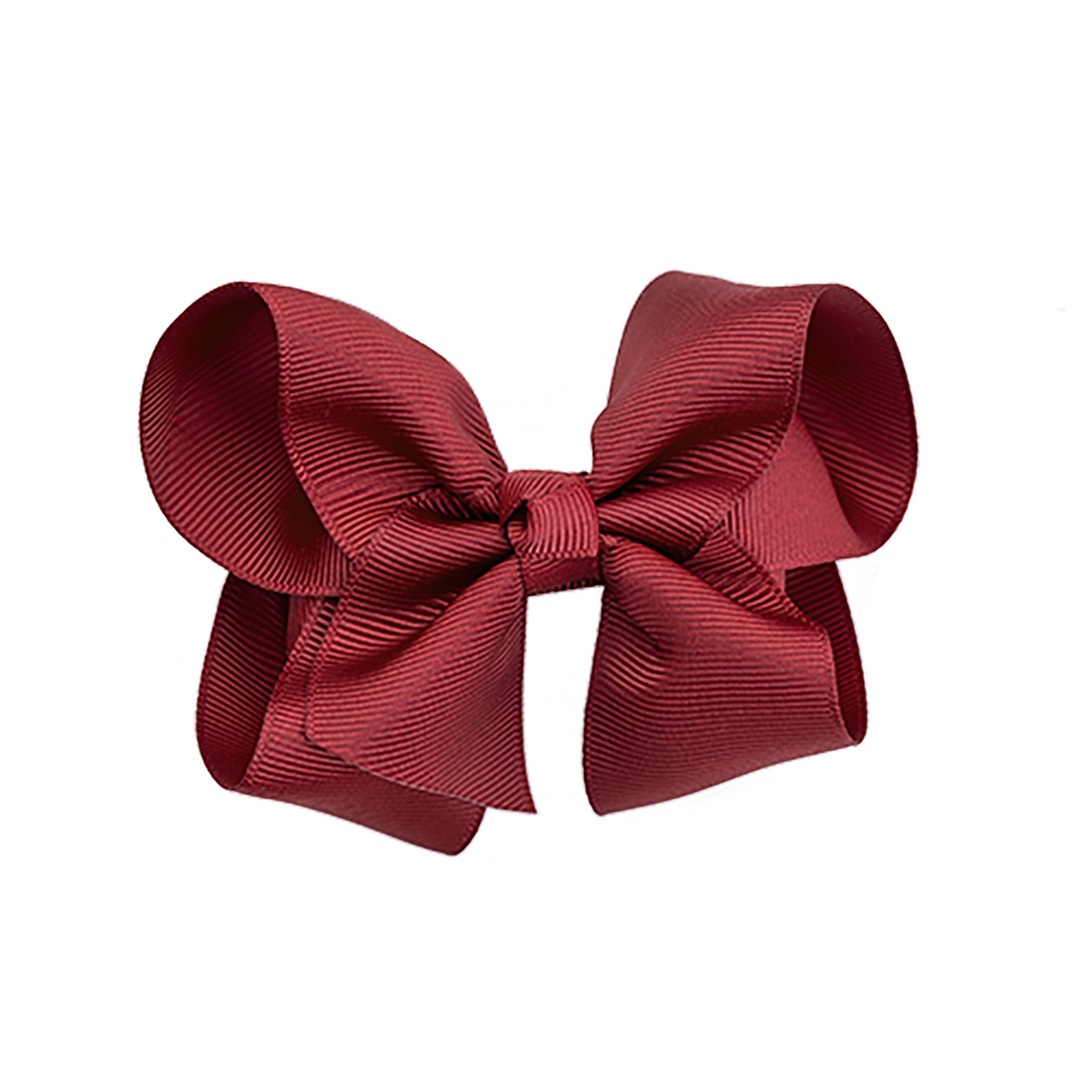 Girls Red Sherry Bow Hair Clip - 10cm