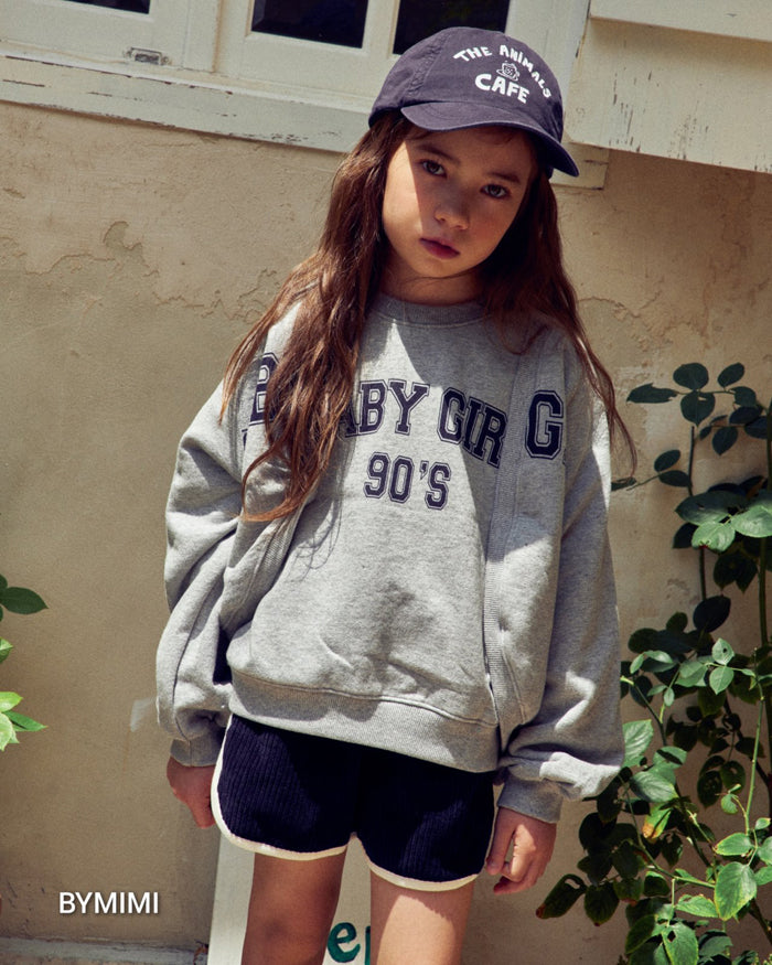 Girls Navy Corduroy Shorts