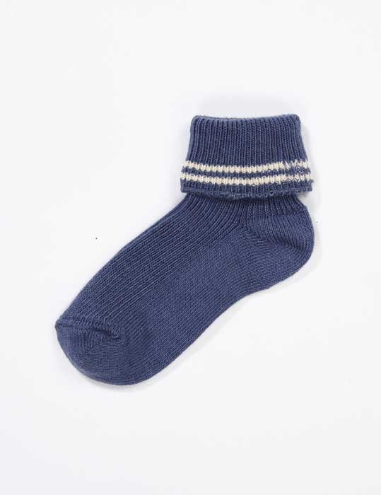 Baby Girls Blue Cotton Socks