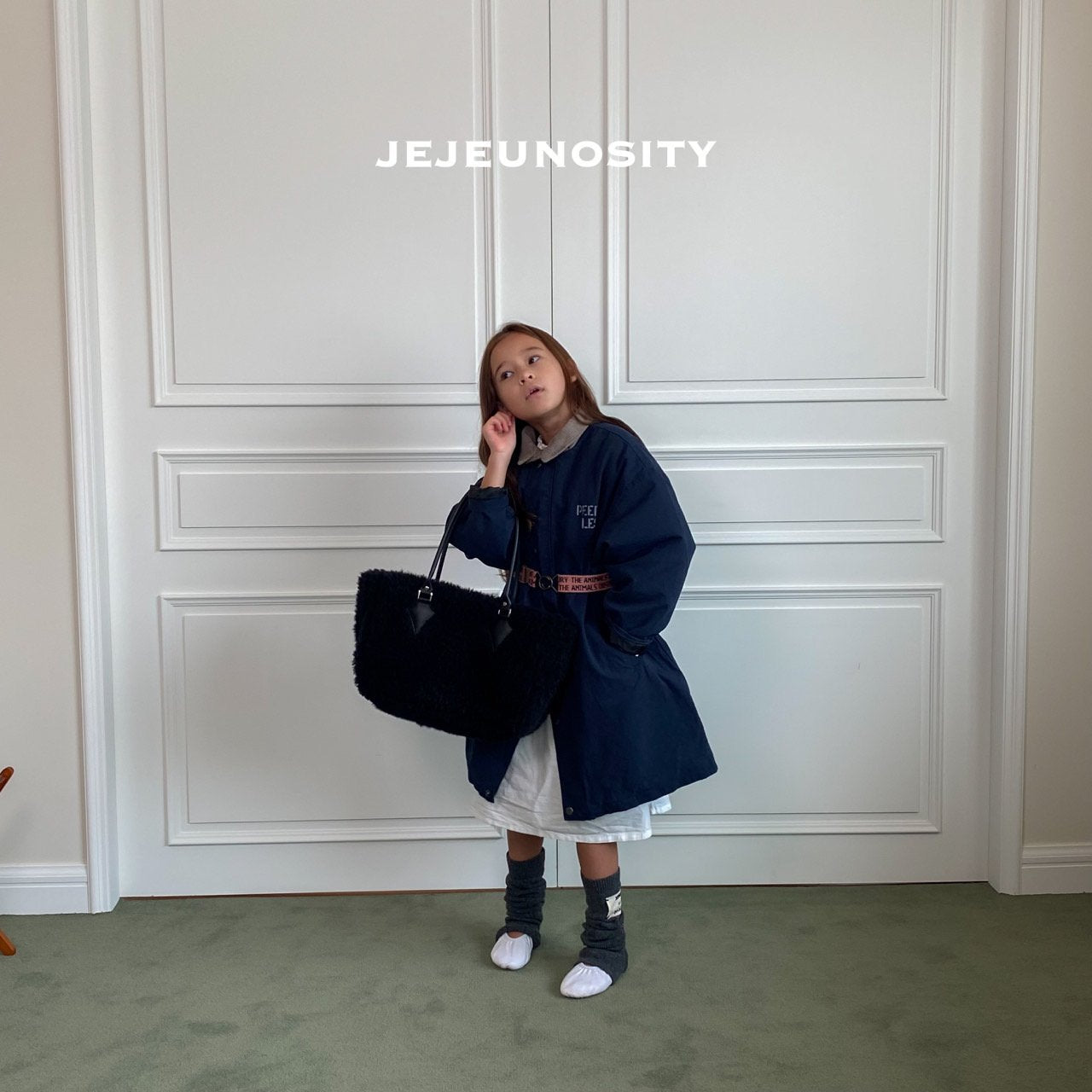 Boys & Girls Navy Padded Coat