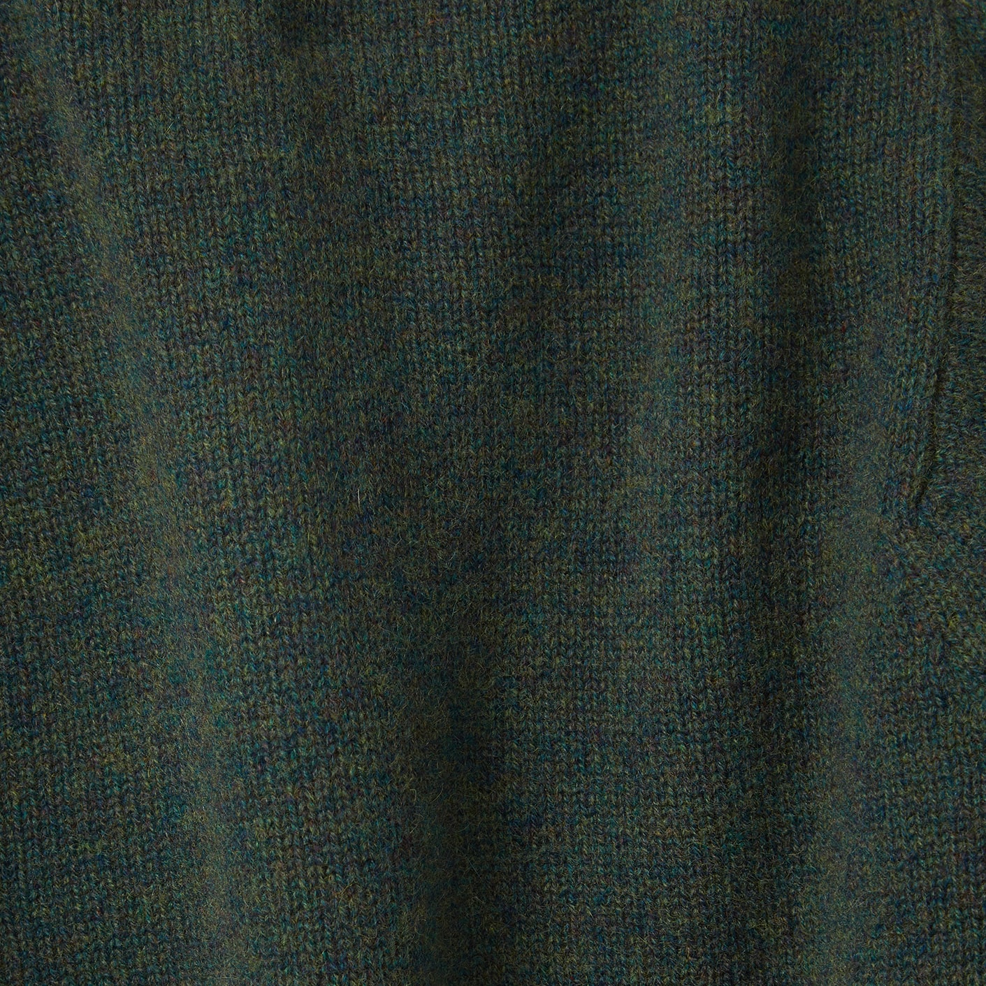 Girls Dark Green Cashmere Cardigan
