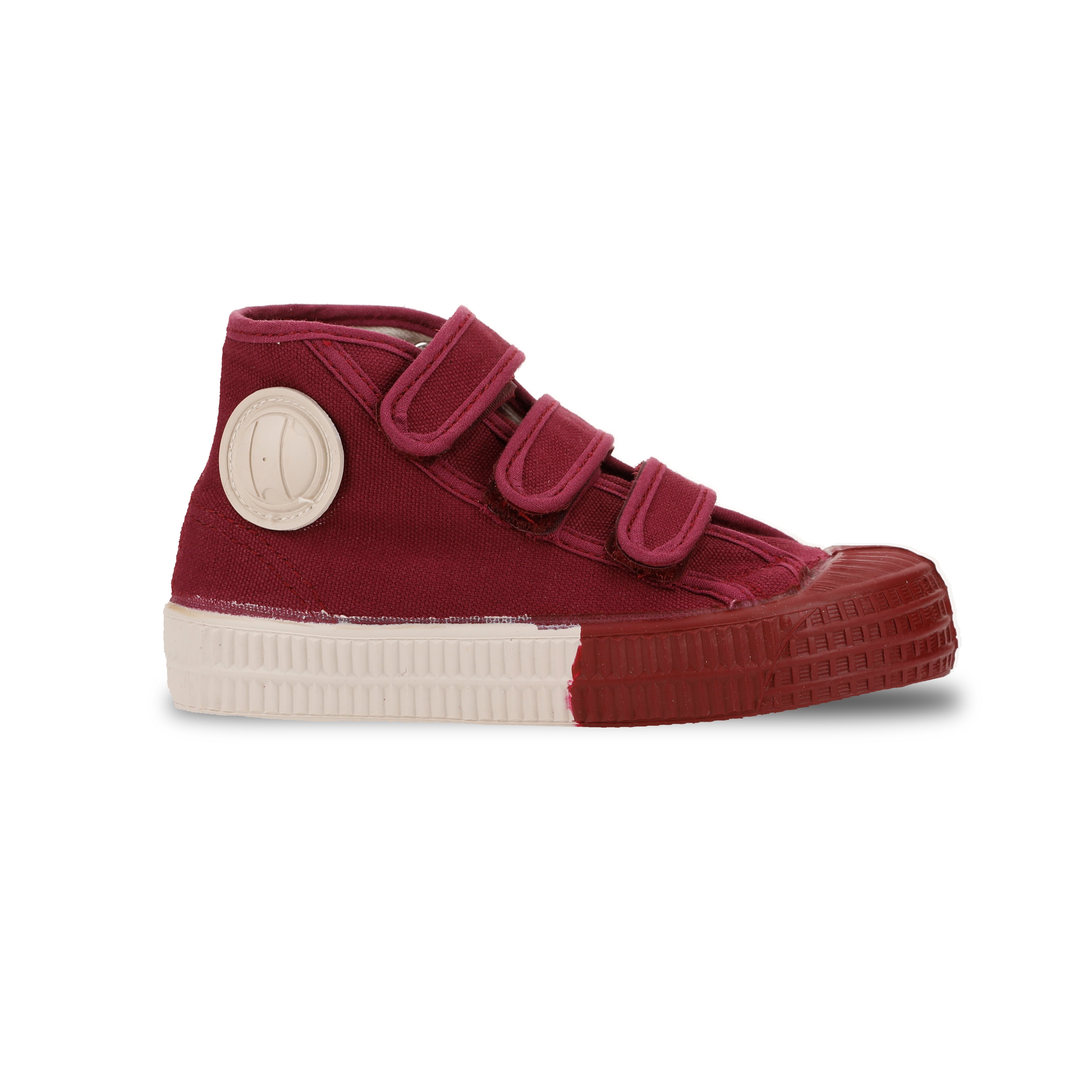 Boys & Girls Wine Red Canvas Shoes