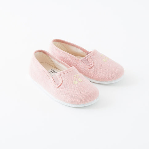 Girls Pink Logo Shoes