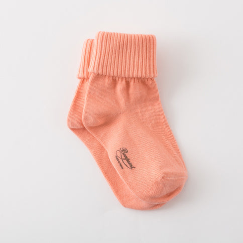 Girls Apricot Logo Cotton Socks