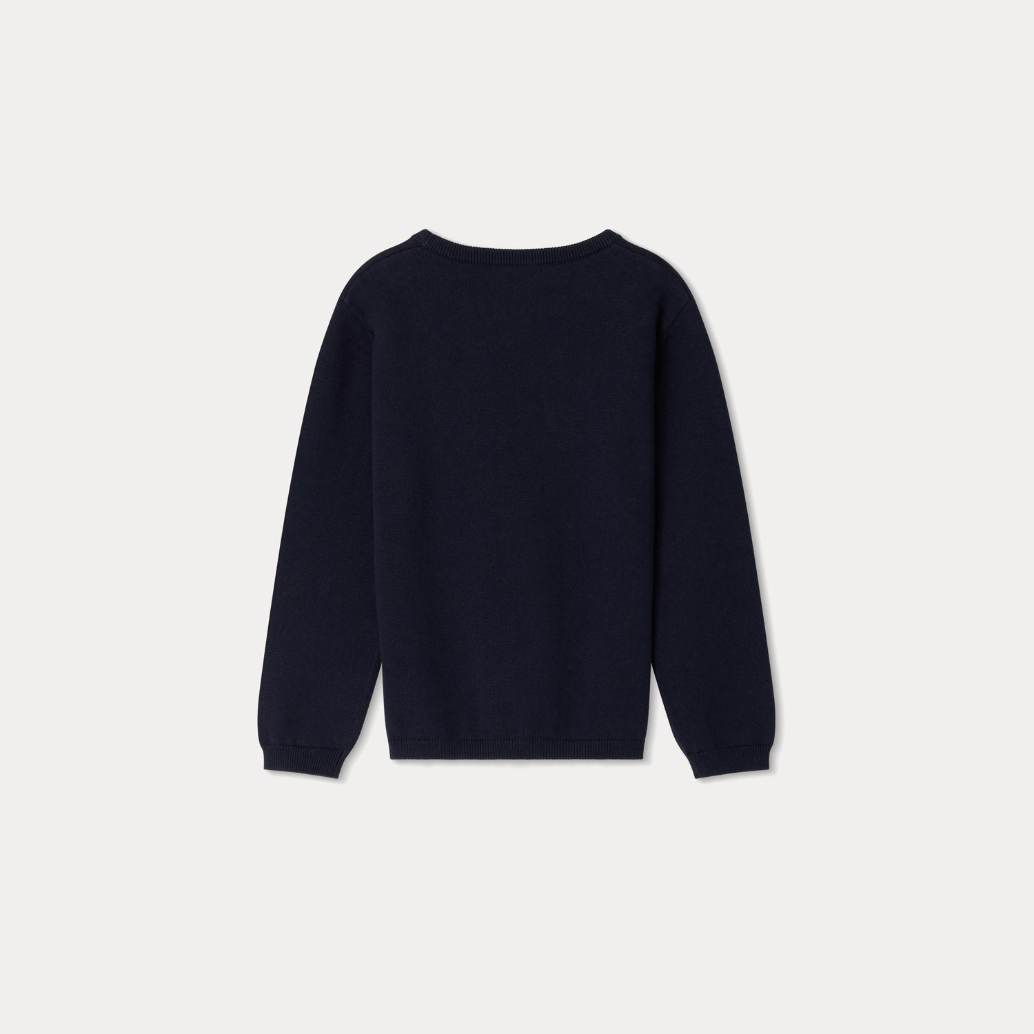 Boys Navy Logo Sweater