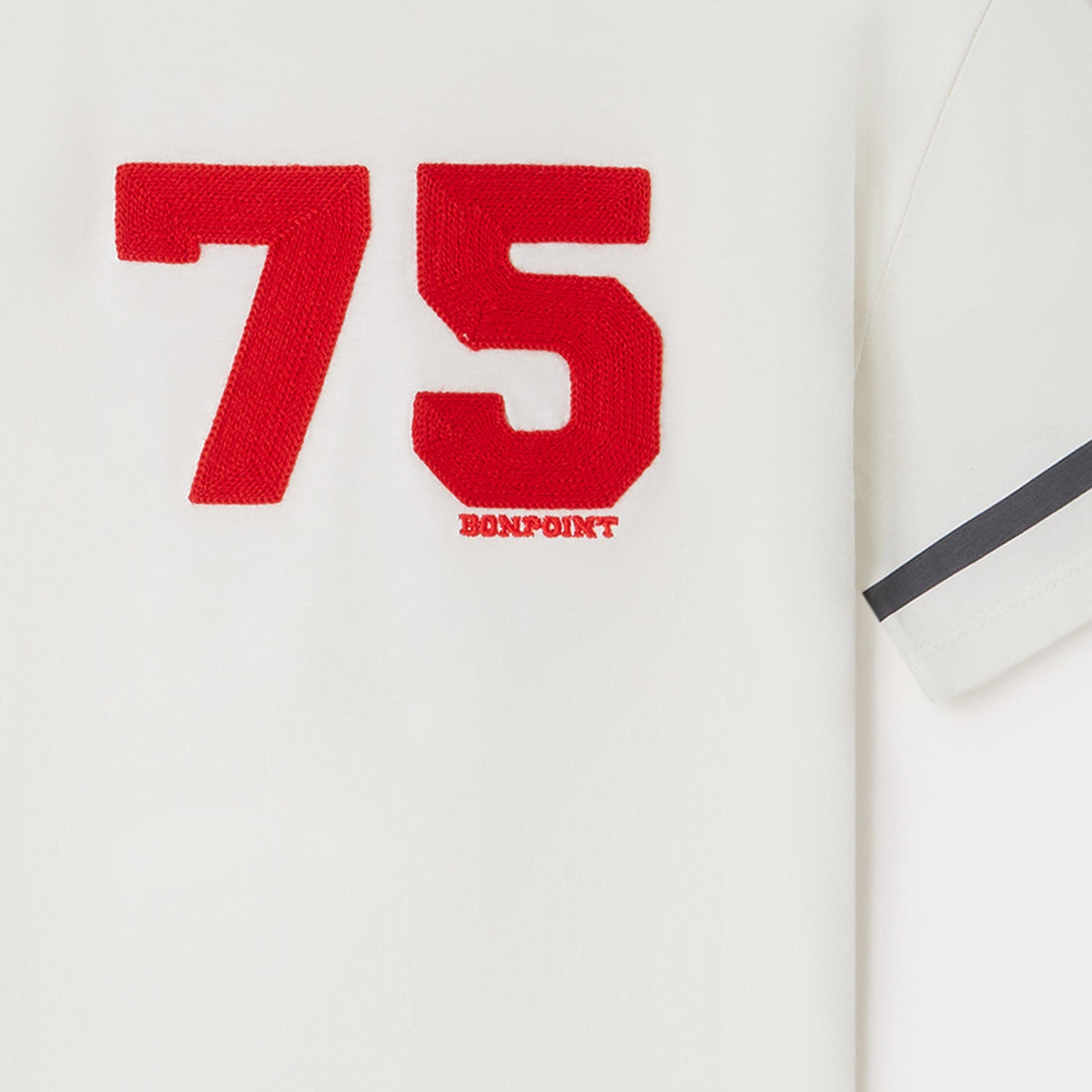 Boys White Logo Cotton T-Shirt