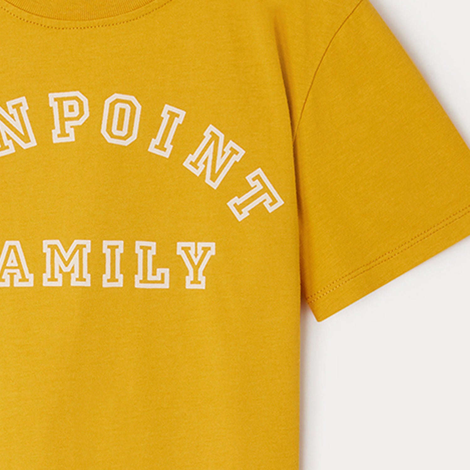 Boys Yellow Logo Cotton T-Shirt