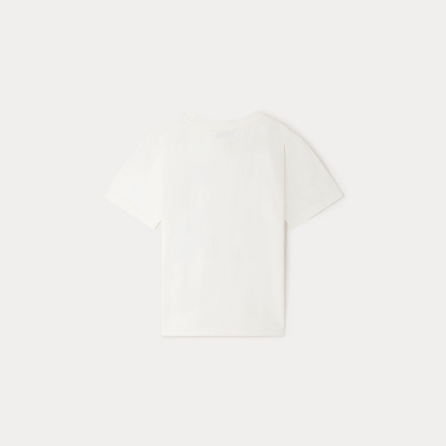 Boys White Logo Cotton T-Shirt
