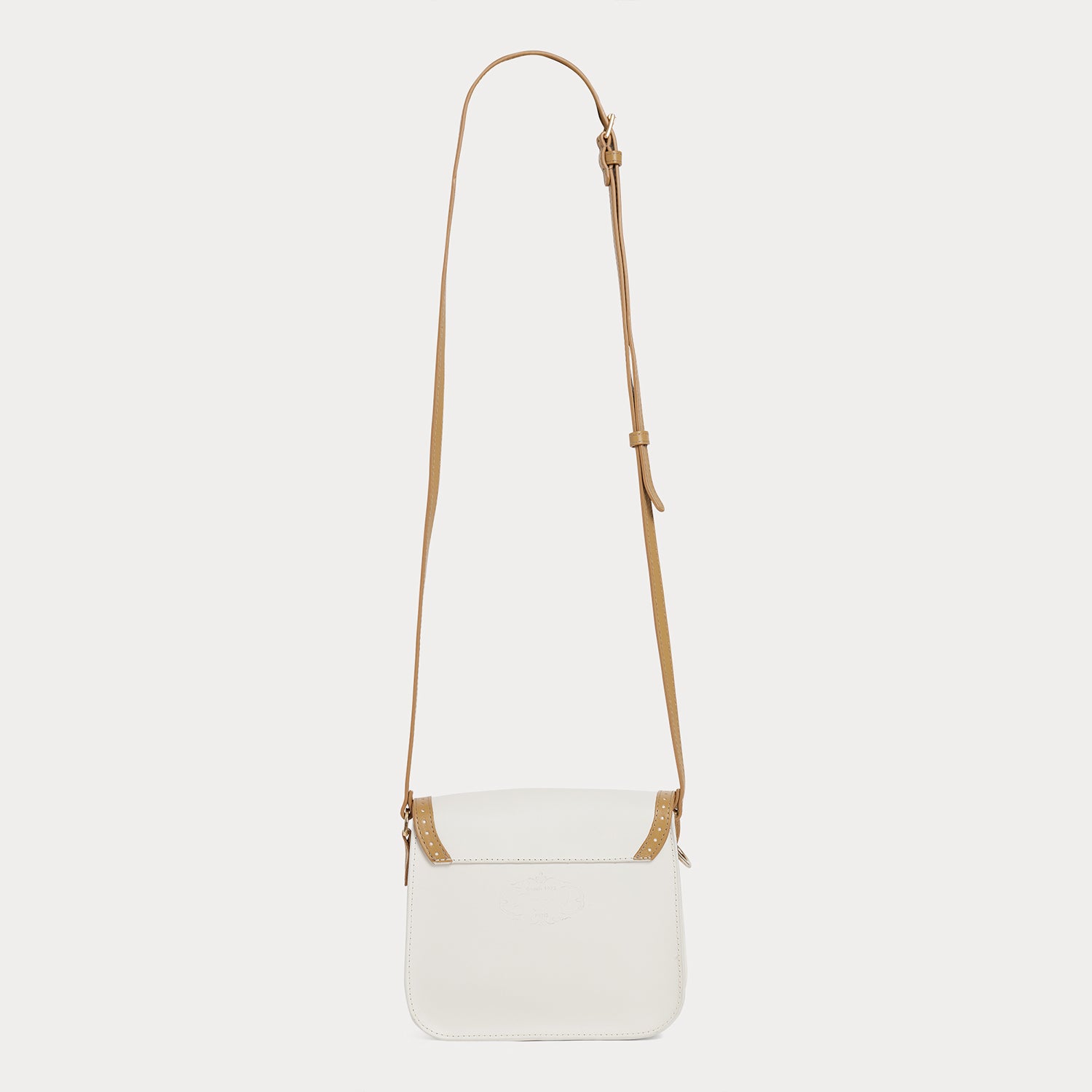 Girls White Logo Shoulder Bag