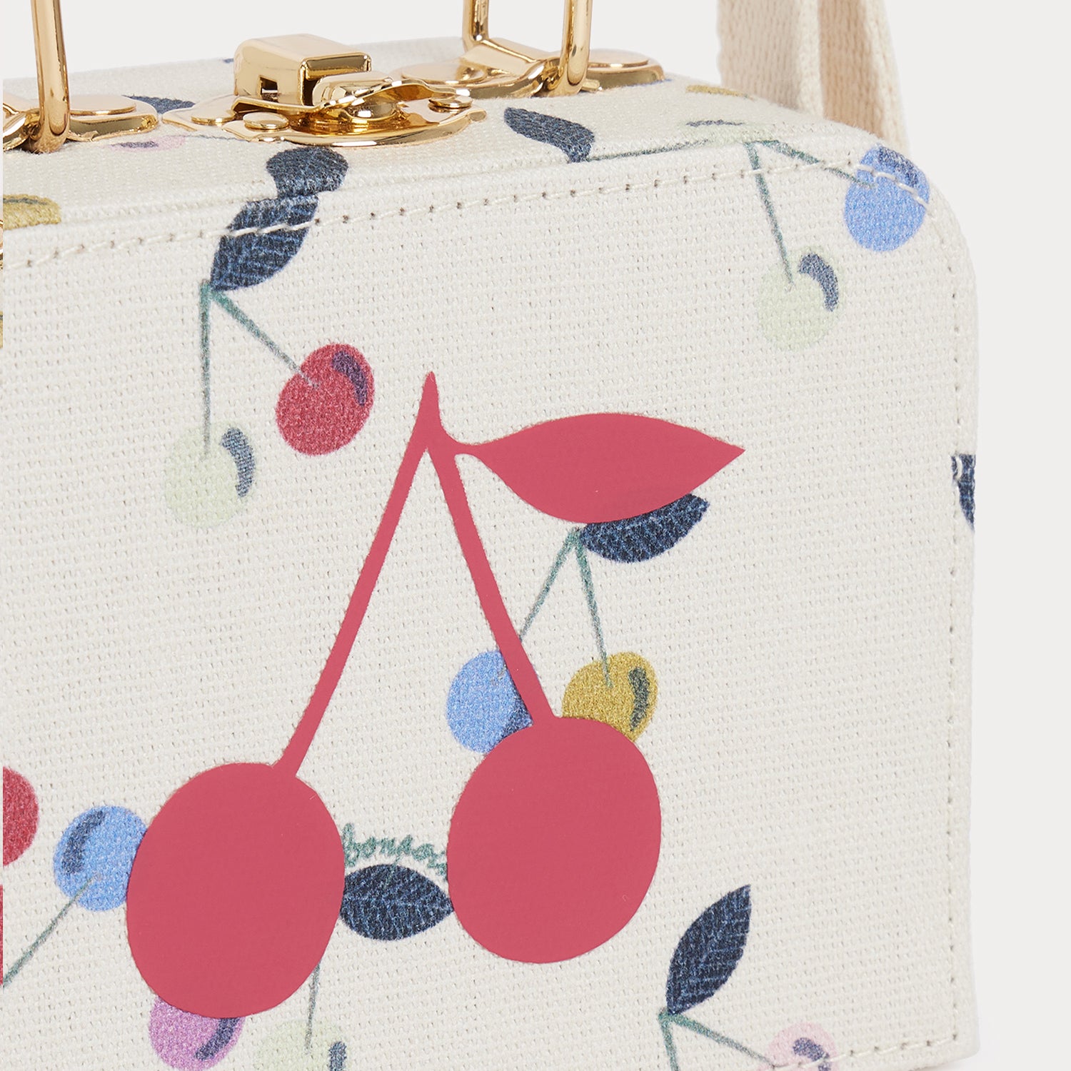 Girls White Logo Handbag