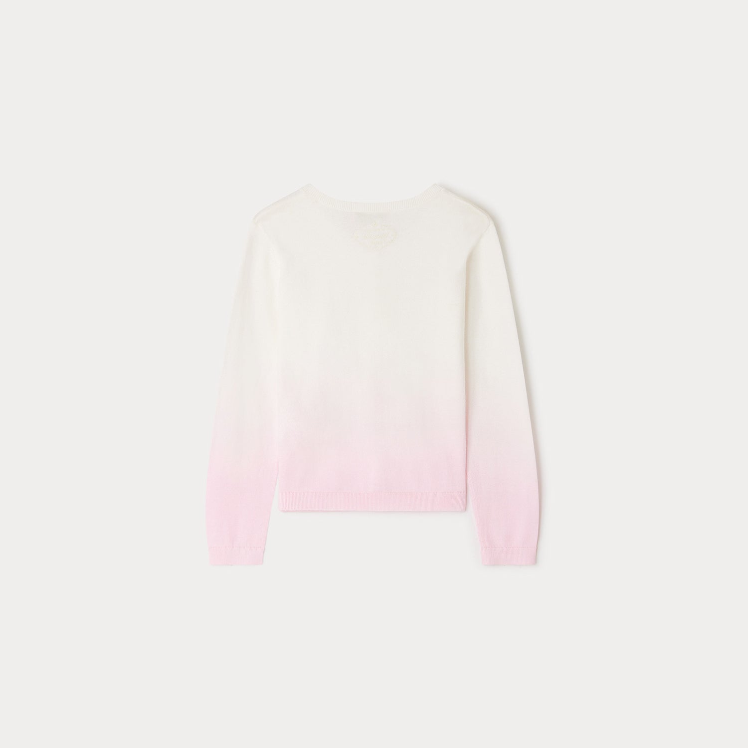 Girls Pink Cotton Cardigan