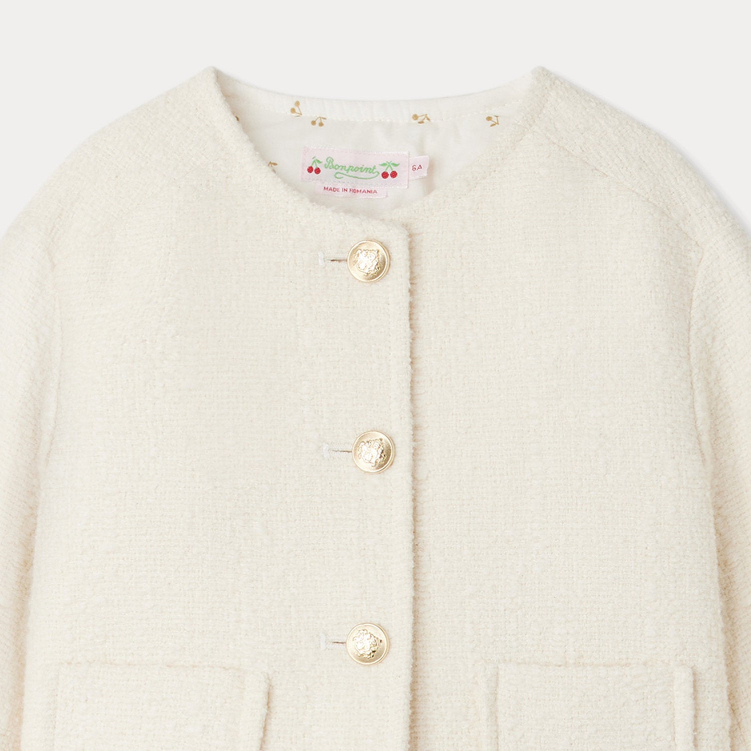 Girls White Jacket