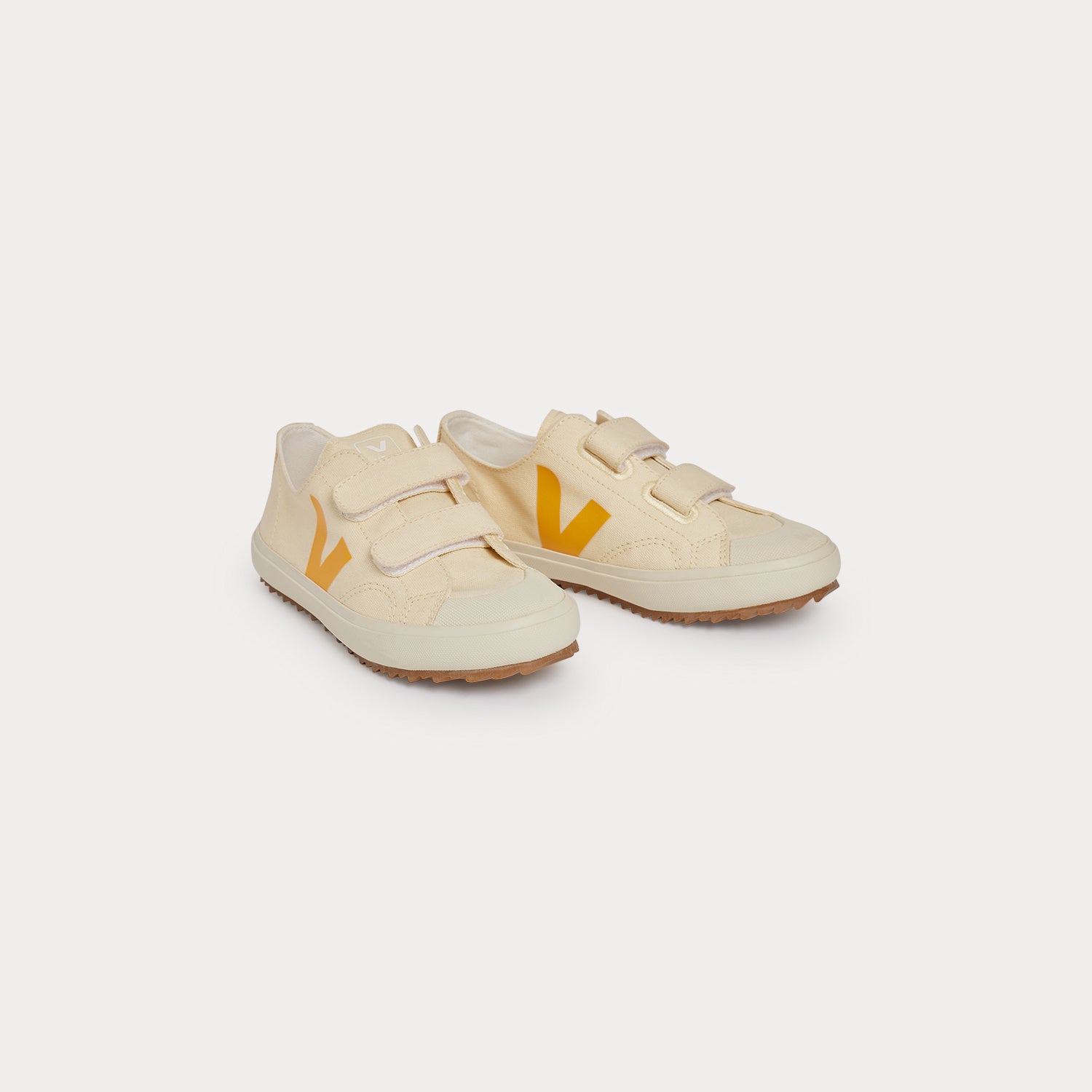 Boys & Girls Ivory Canvas Shoes