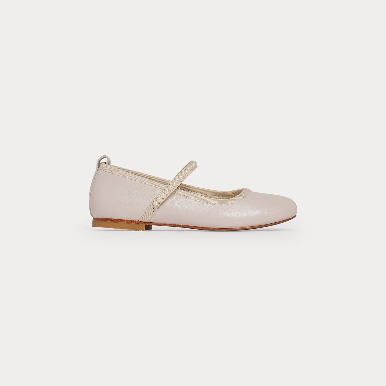 Girls Pale Pink Flat Shoes