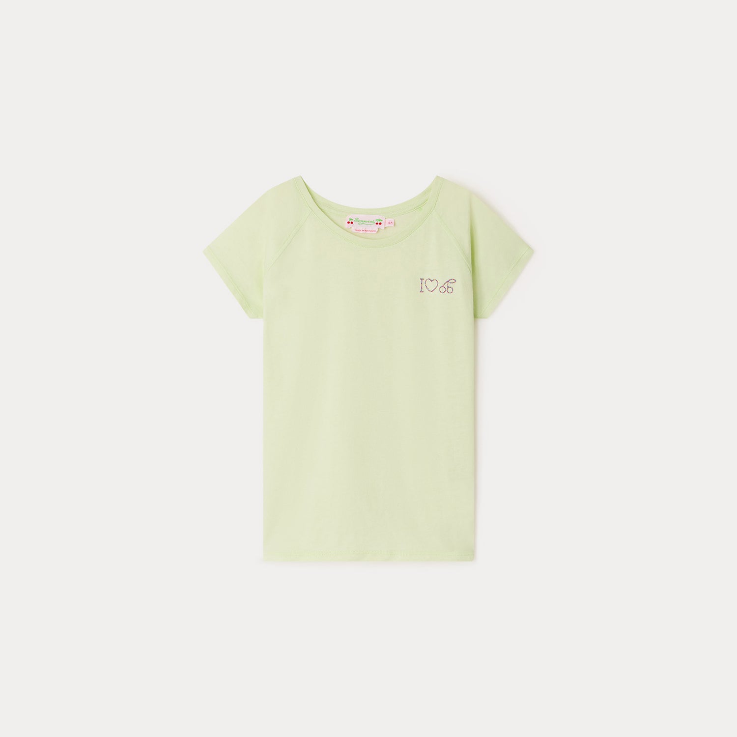 Girls Mint Cotton T-Shirt
