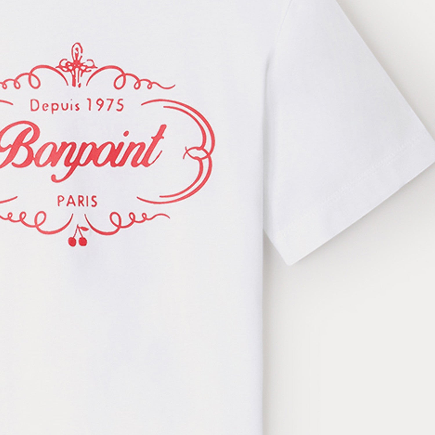 Girls White Logo Cotton T-Shirt