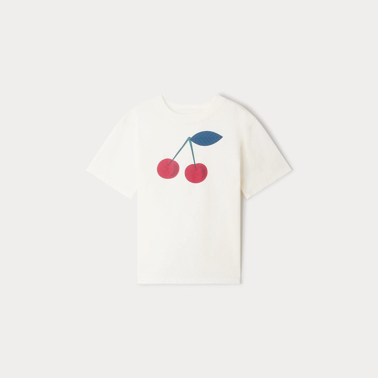 Girls White Logo Cotton T-Shirt