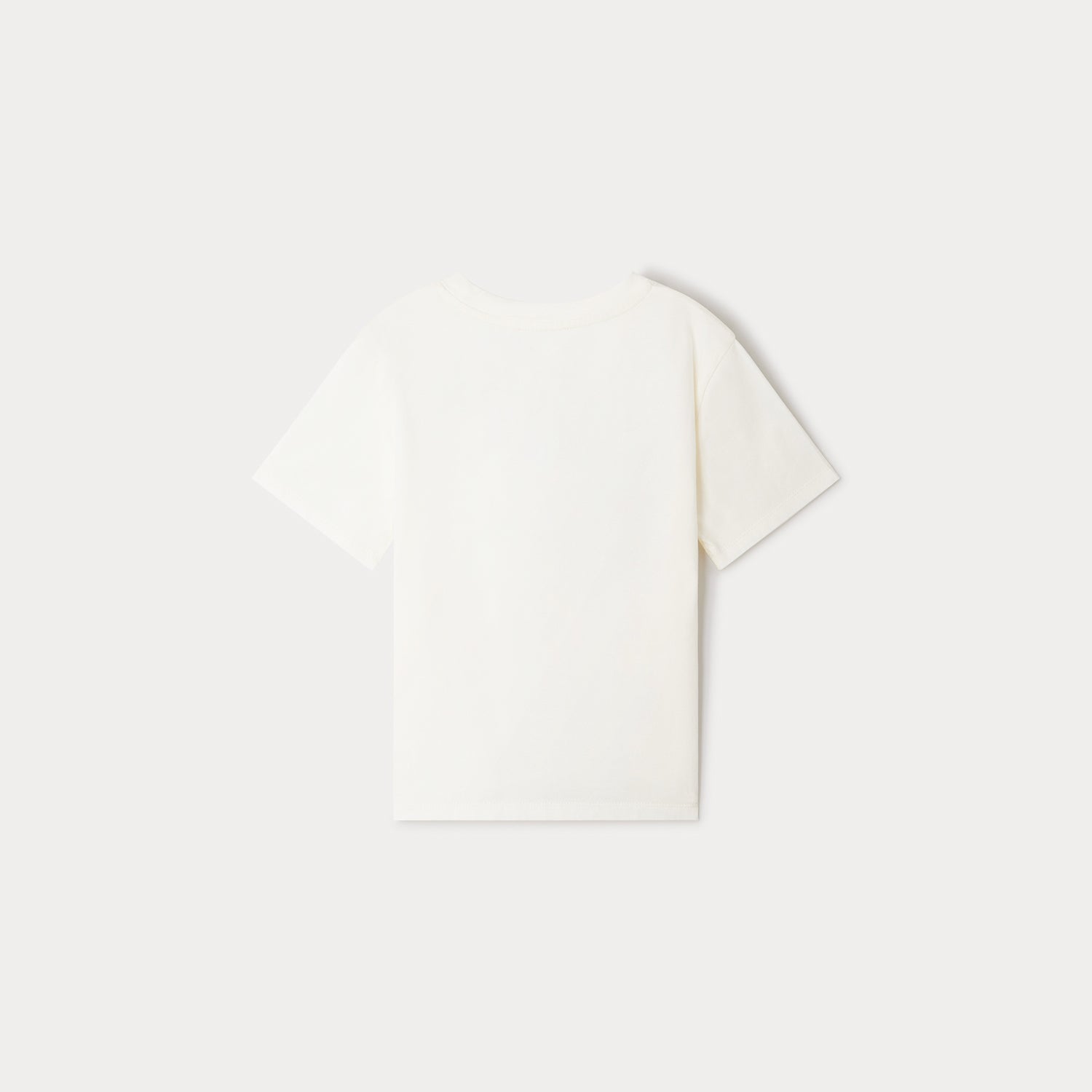Girls White Logo Cotton T-Shirt