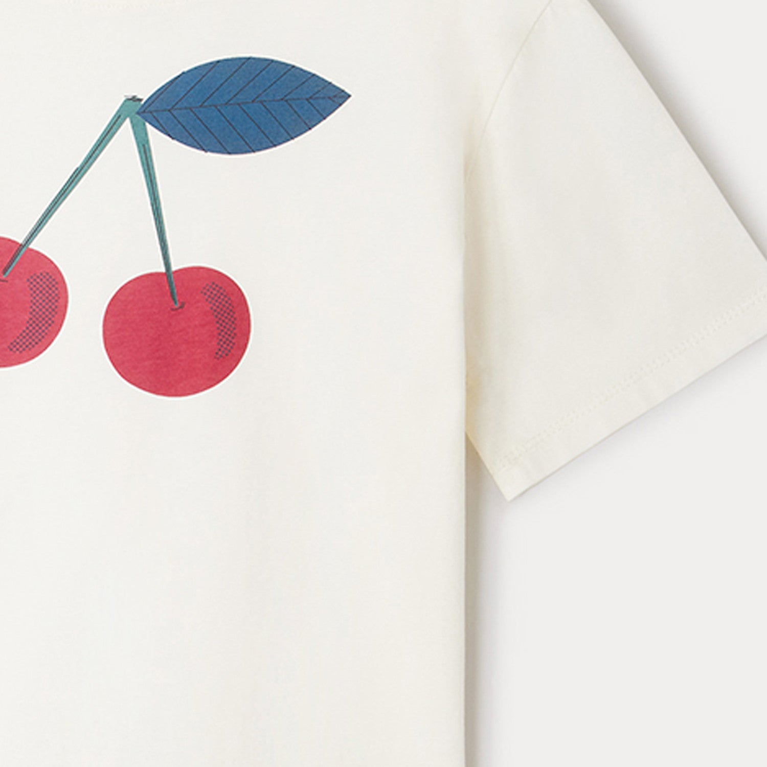 Girls White Logo Cotton T-Shirt