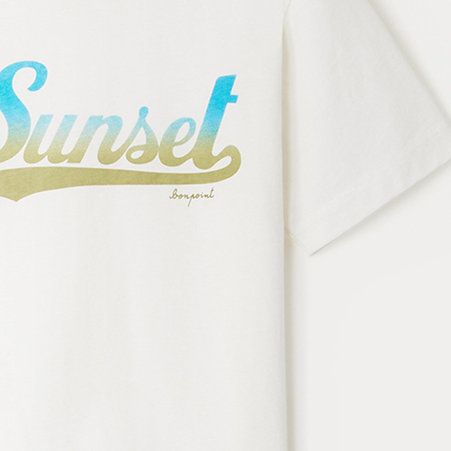 Boys White Logo Cotton T-Shirt