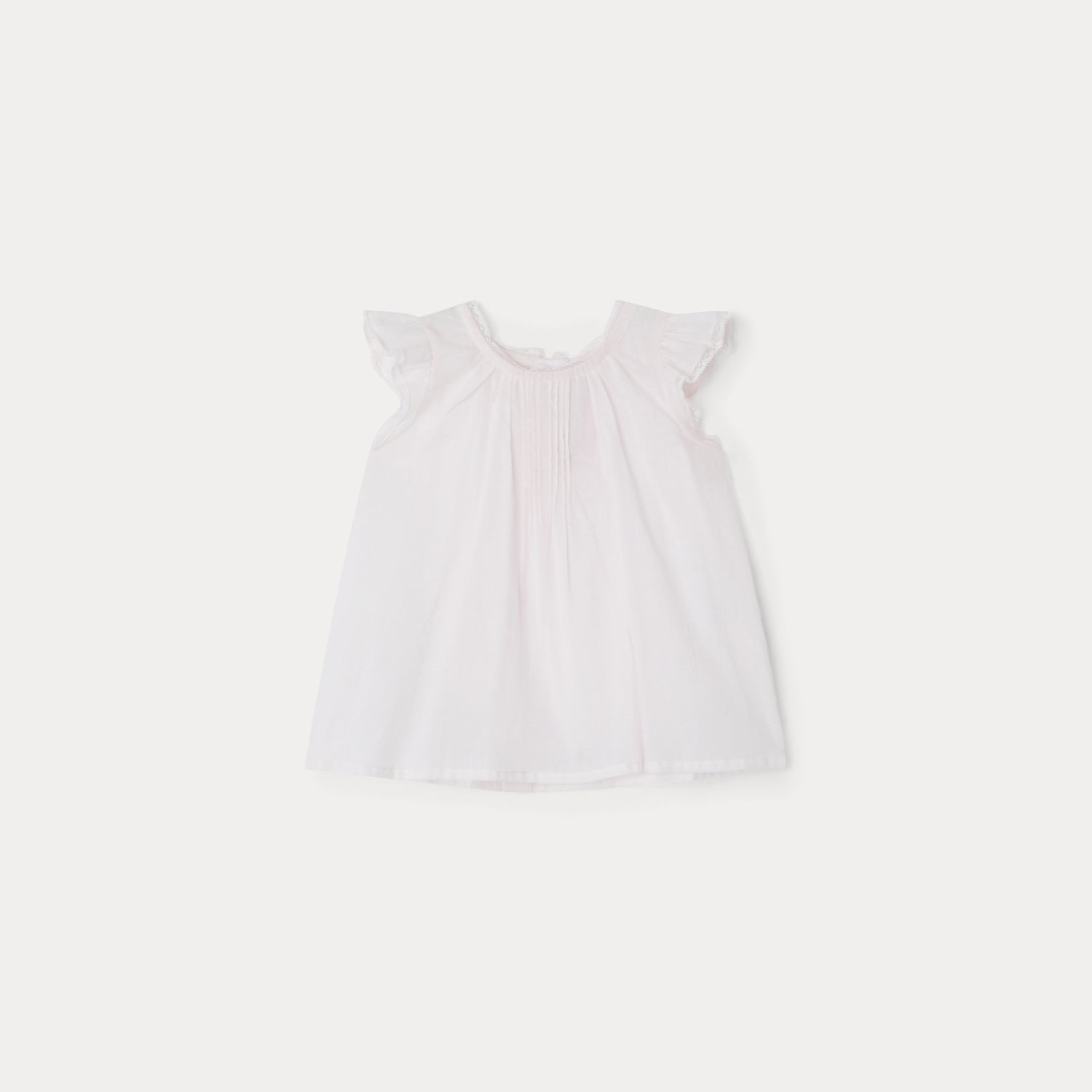 Baby Girls Pale Pink Cotton Top