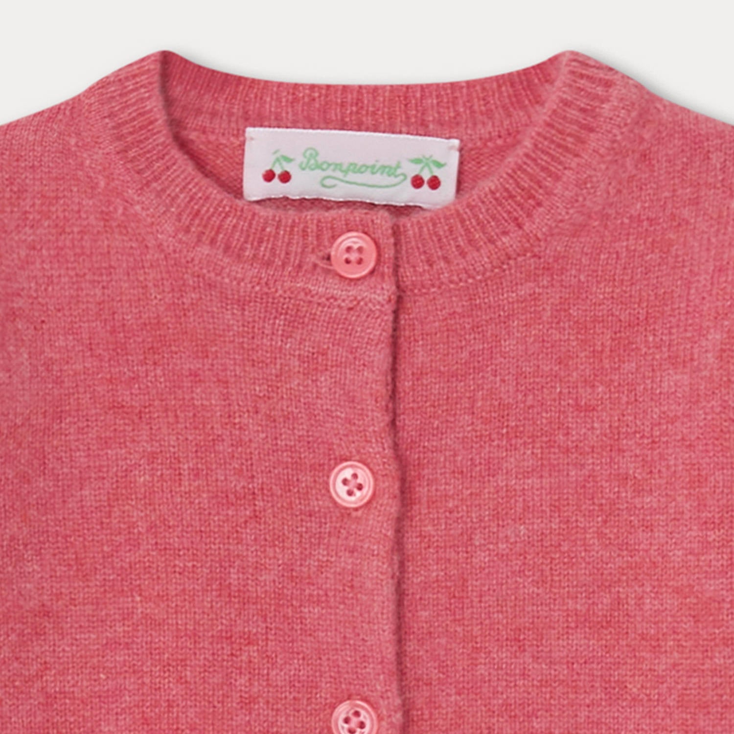 Baby Girls Fuchsia Cashmere Cardigan