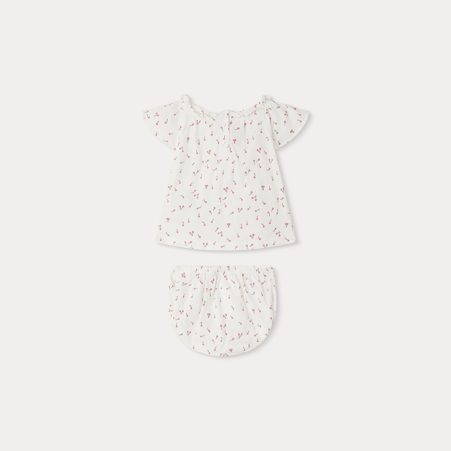 Baby Girls White Logo Set