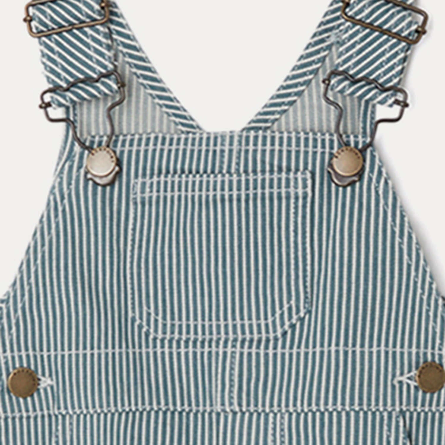 Baby Boys Blue Stripes Jumpsuit