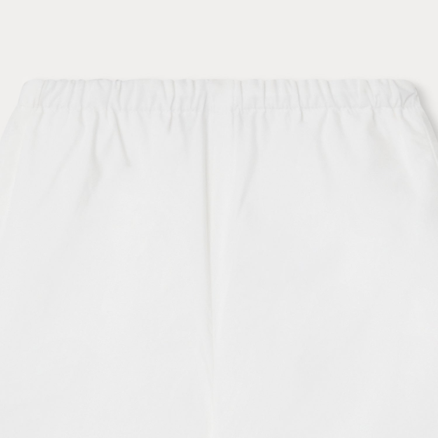 Baby Boys & Girls White Cotton Trousers