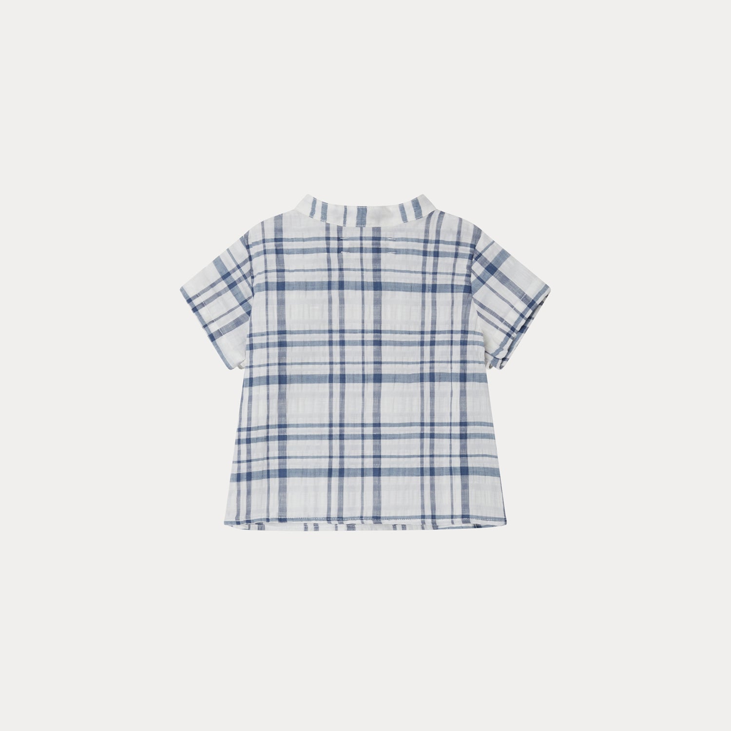 Baby Boys Blue Check Shirt