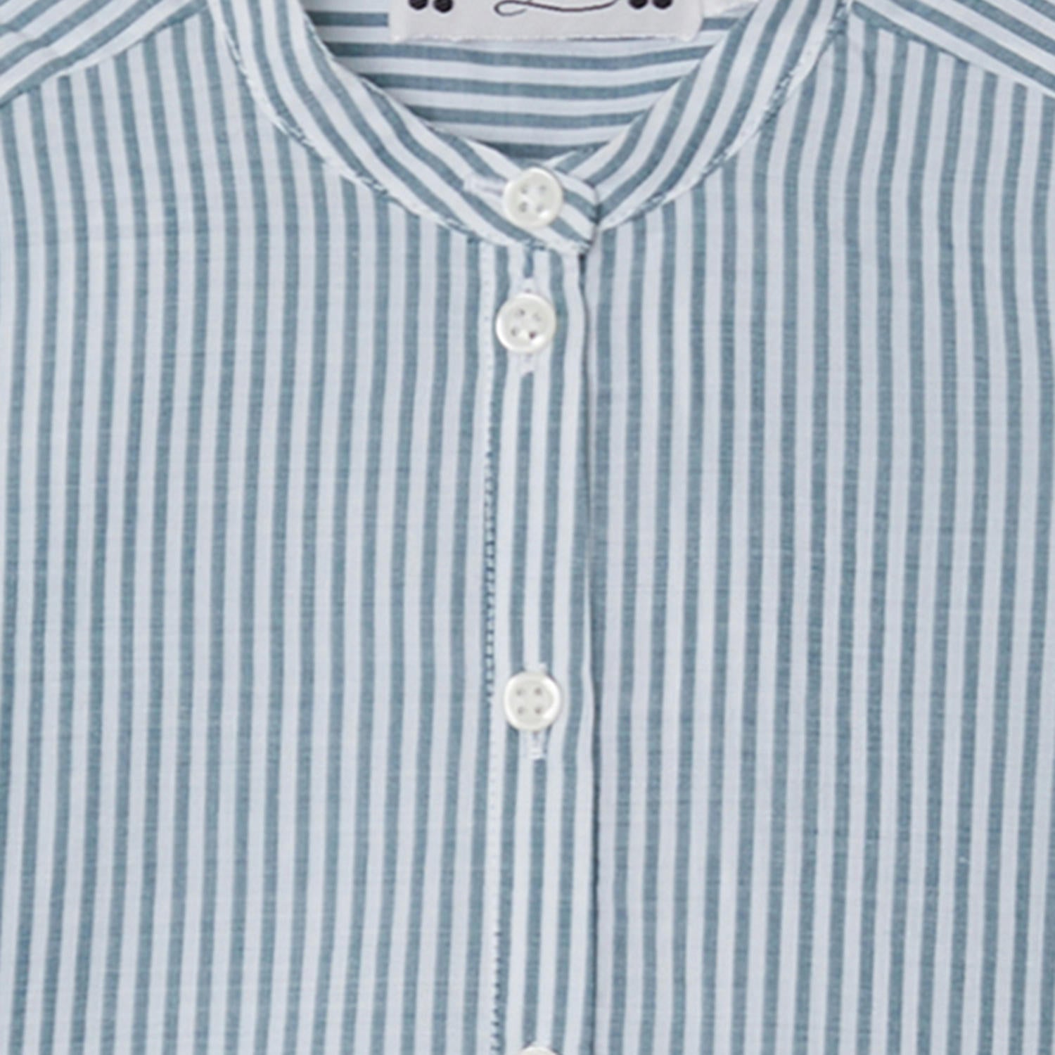 Baby Boys Blue Stripes Cotton Shirt