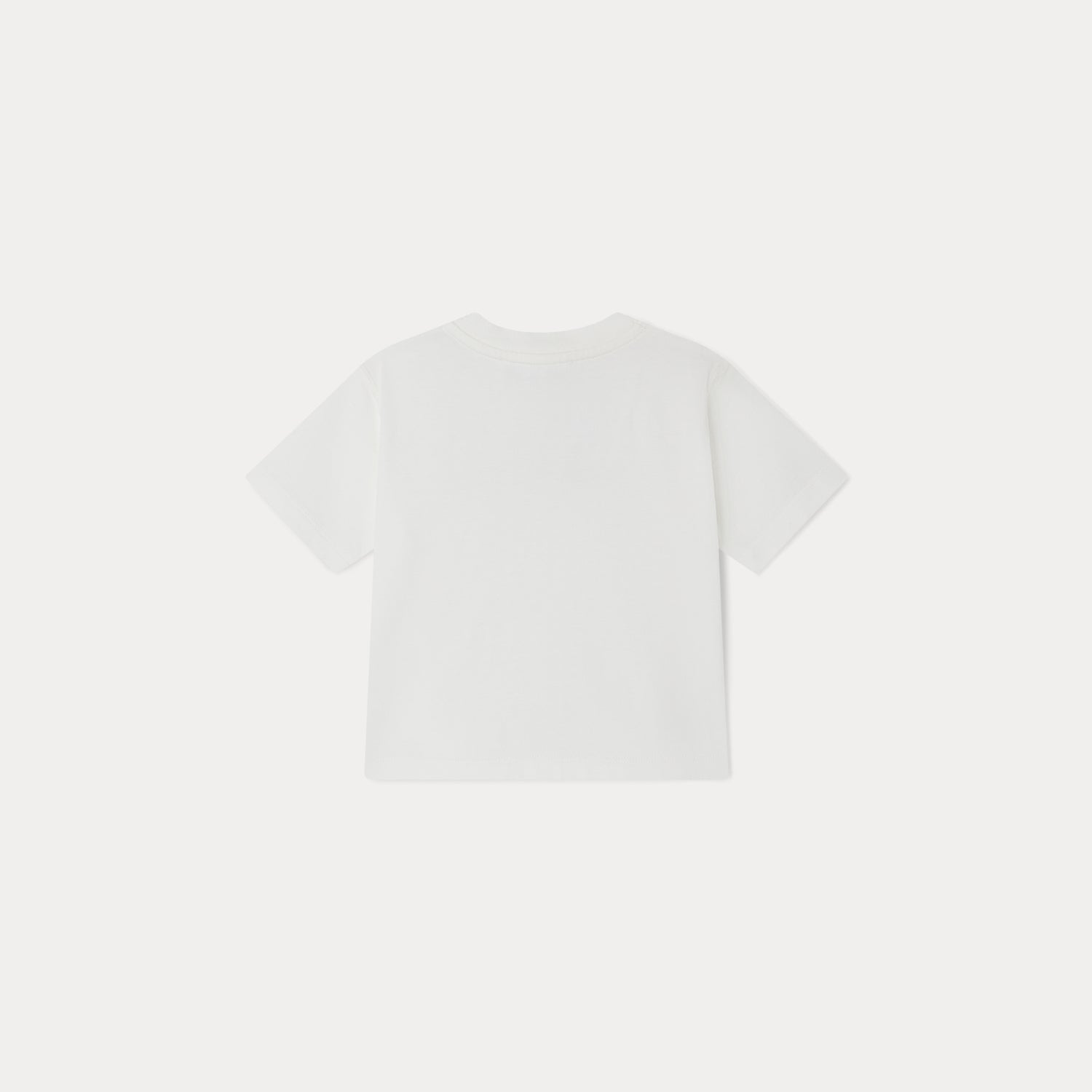 Baby Boys & Girls White Logo Cotton T-Shirt