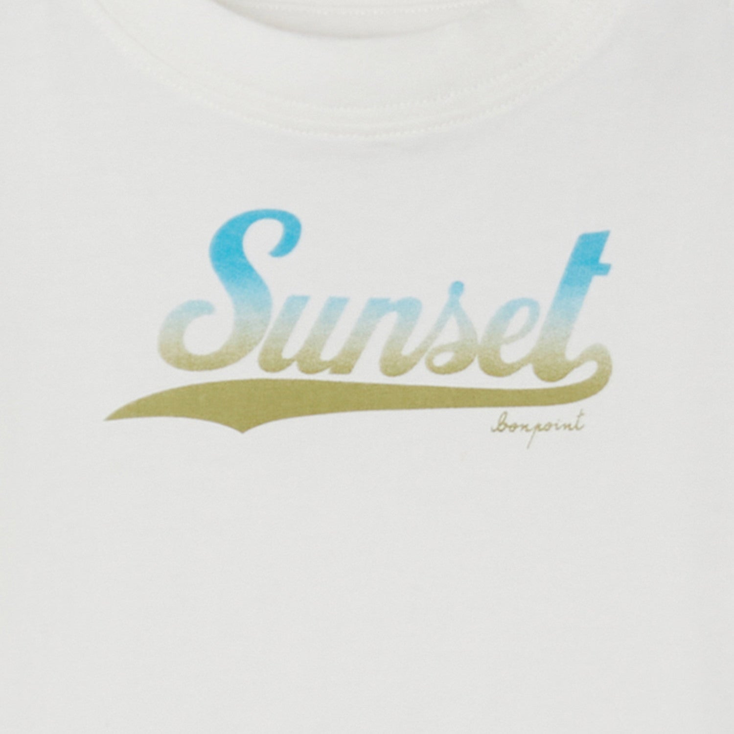 Baby Boys & Girls White Logo Cotton T-Shirt