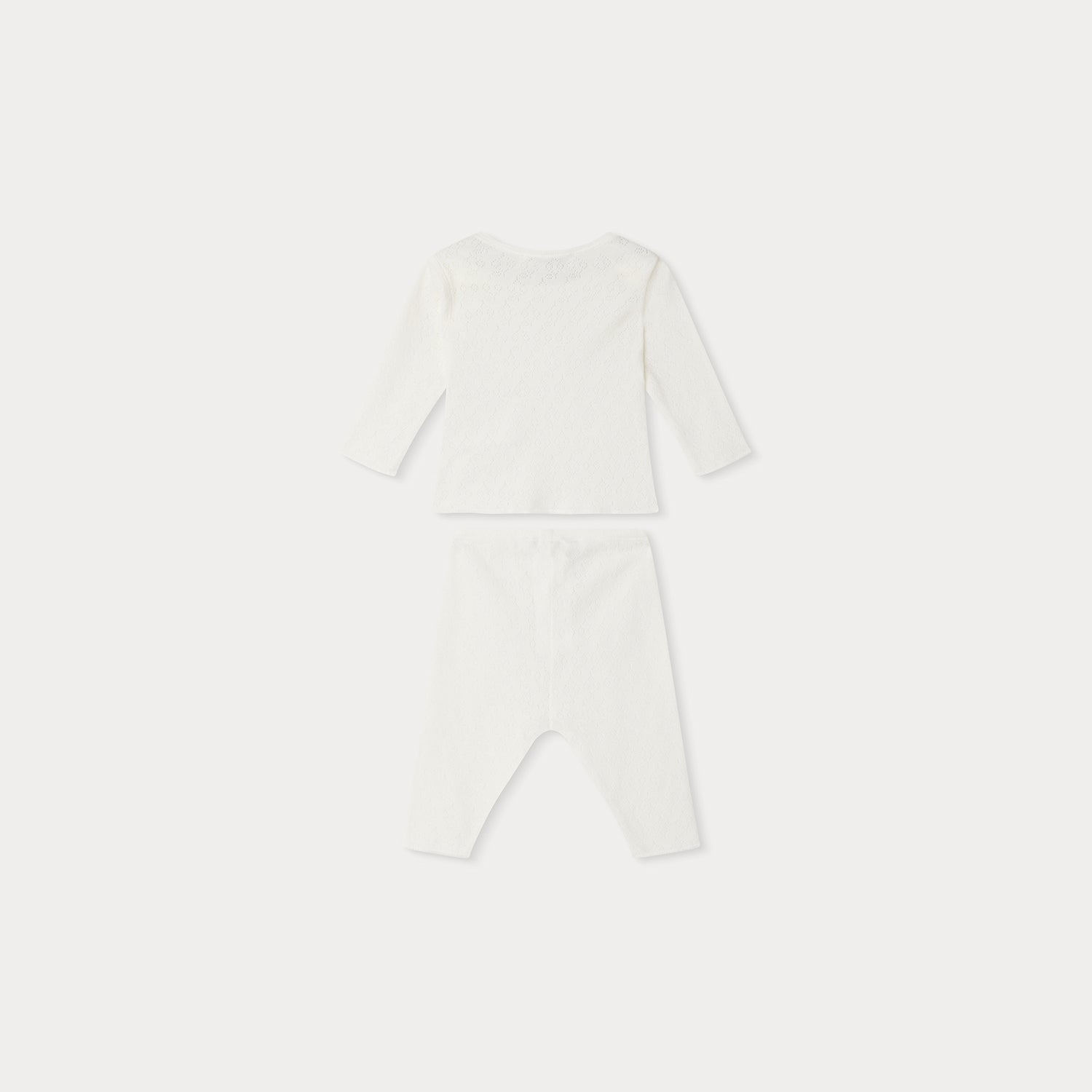 Baby Boys & Girls White Cotton Set