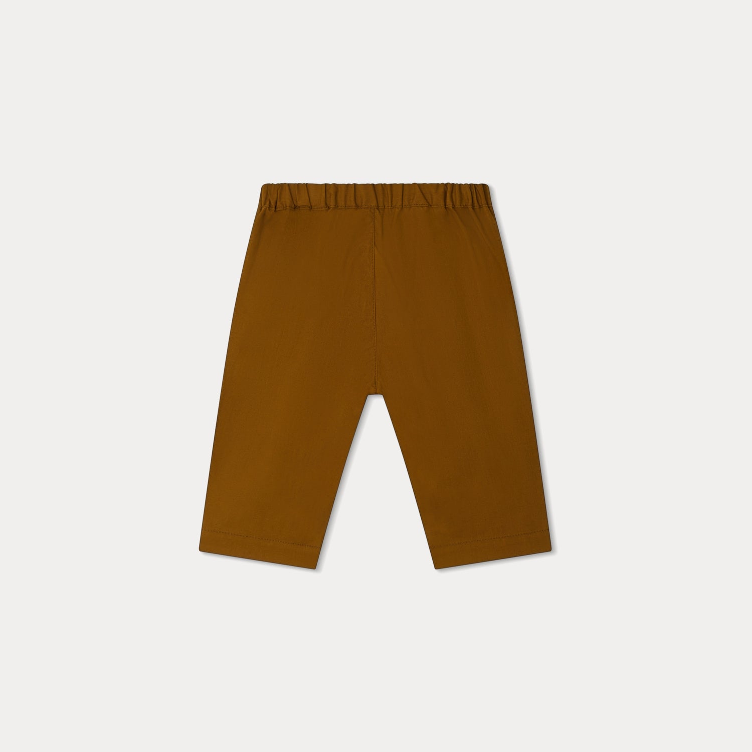 Baby Boys & Girls Brown Cotton Trousers