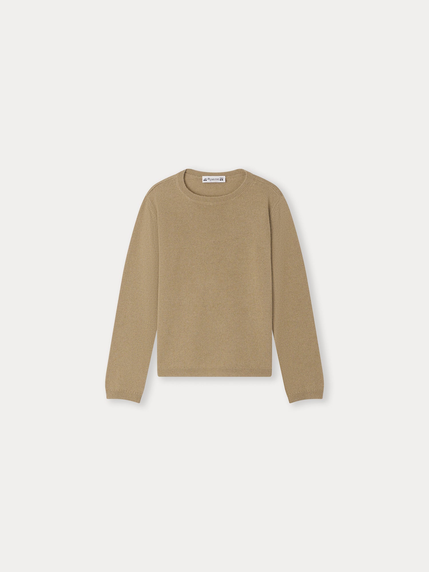 Boys Caramel Cashmere Sweater