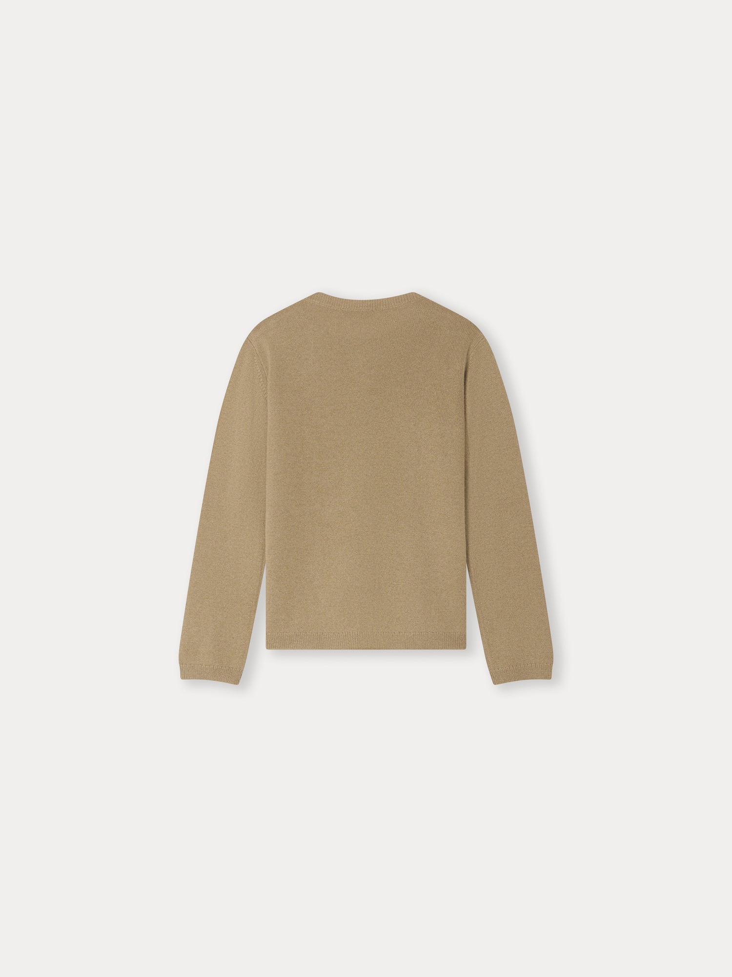 Boys Caramel Cashmere Sweater