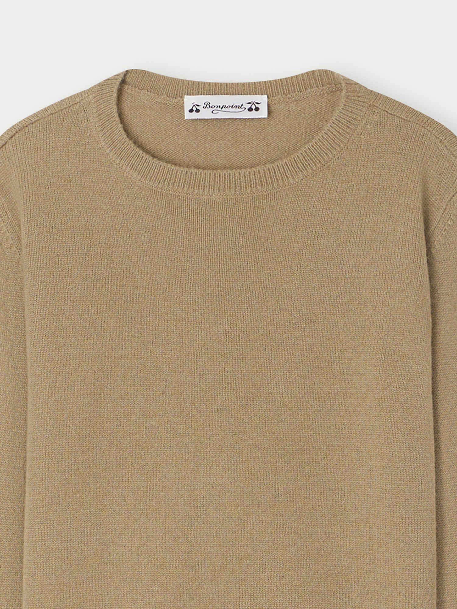 Boys Caramel Cashmere Sweater