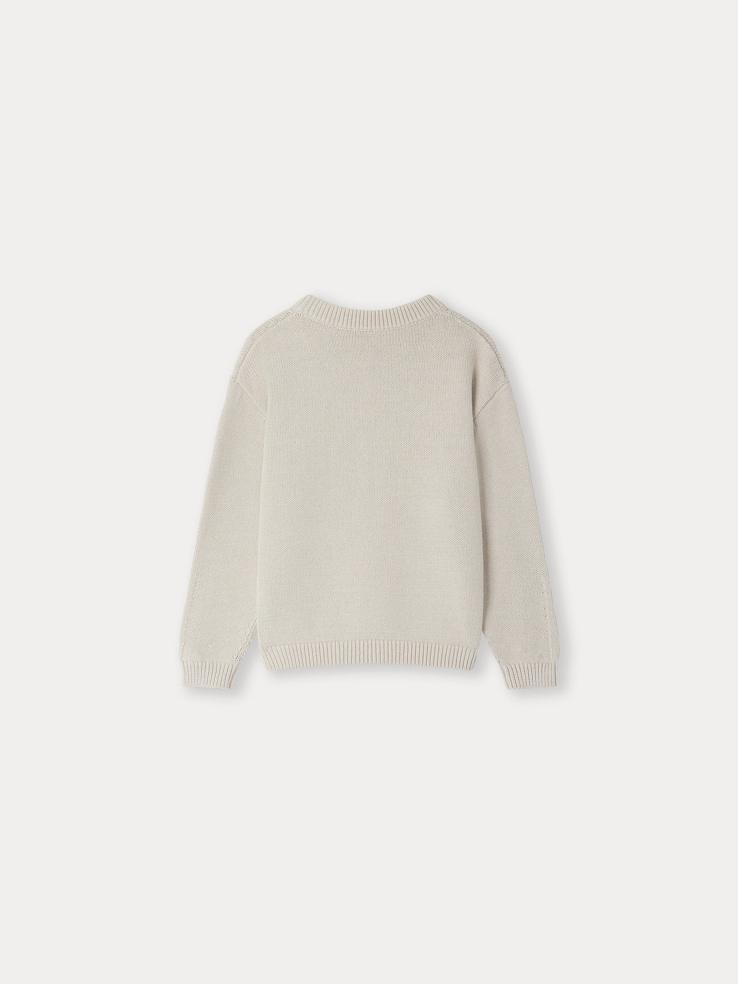 Boys Grey Cotton Sweater