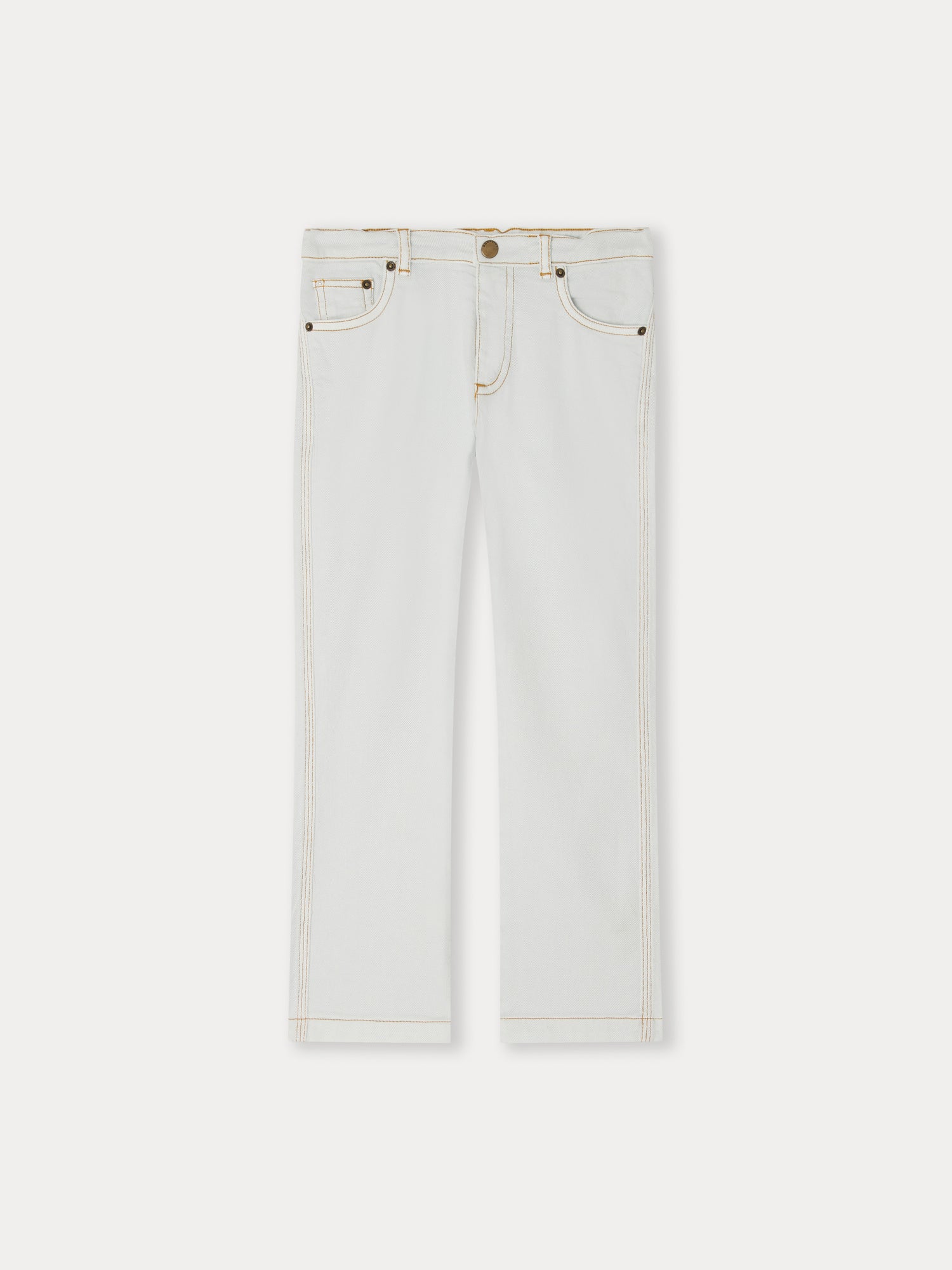 Boys Light Blue Cotton Trousers