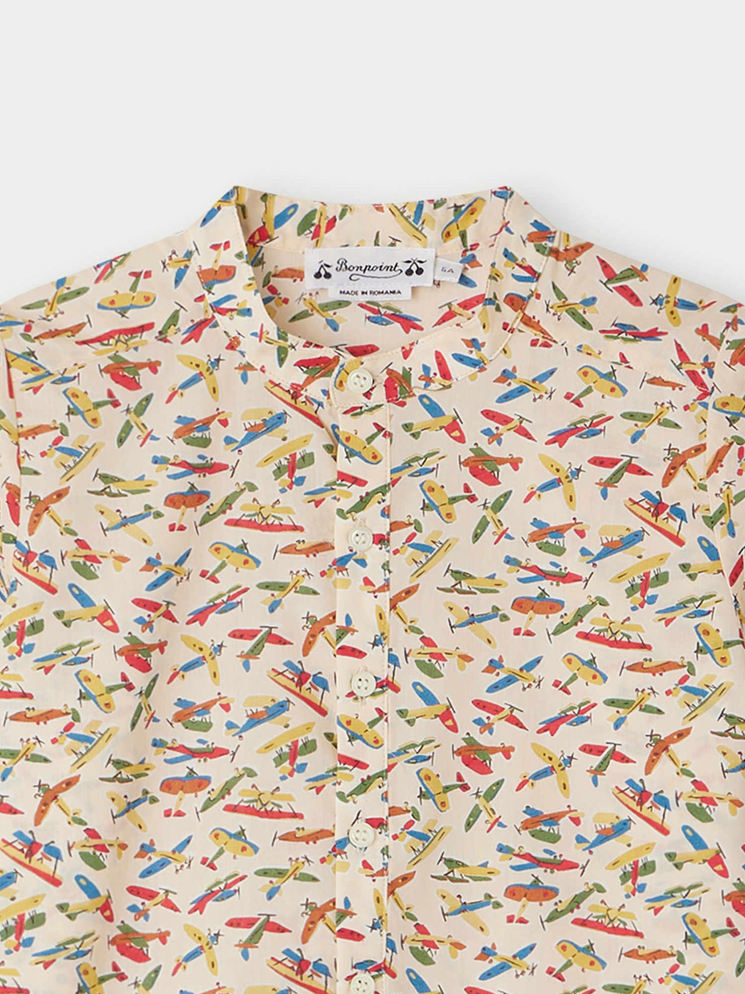 Boys Multicolor Printed Cotton Shirt