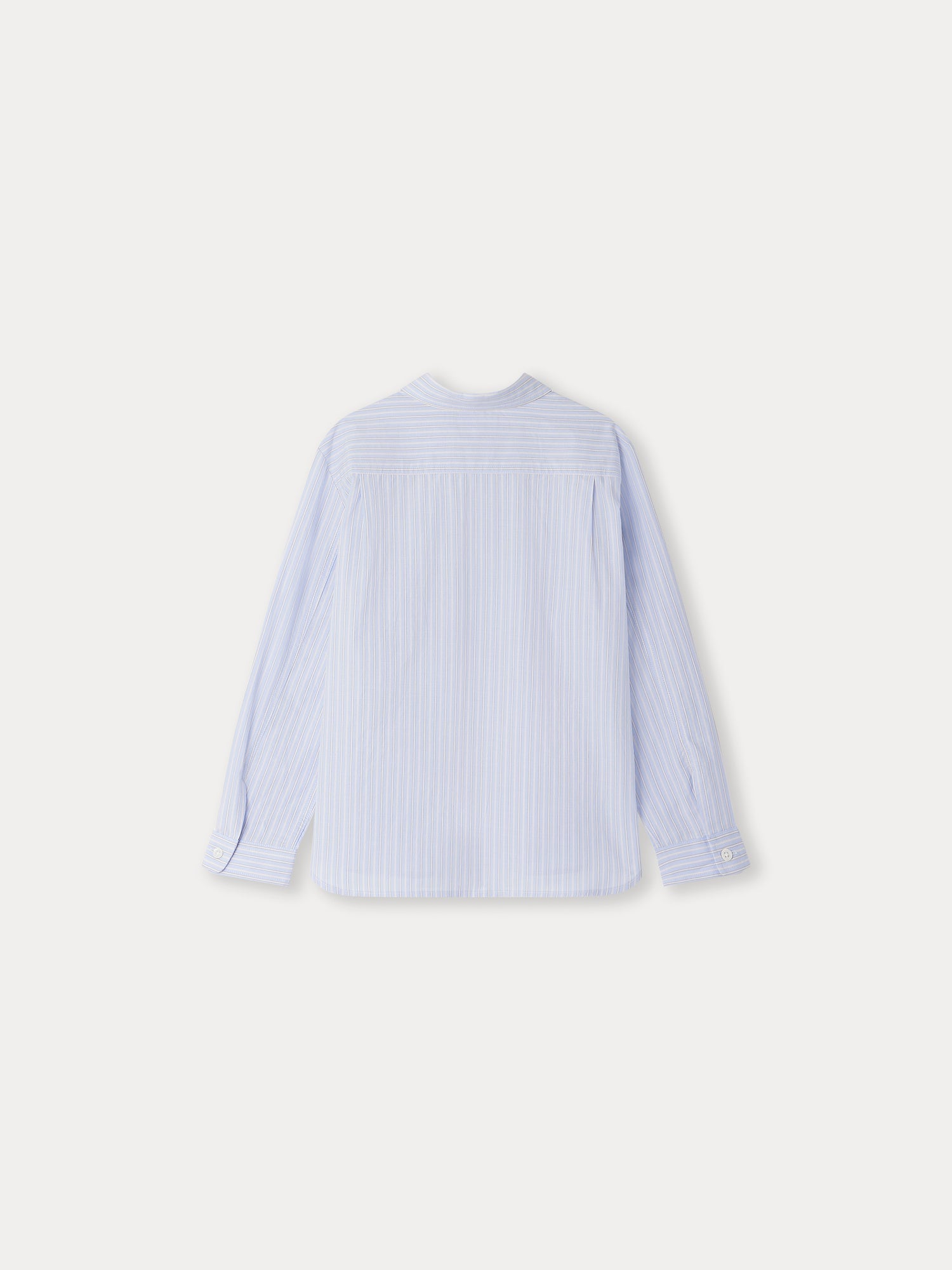 Boys Blue Stripes Cotton Shirt