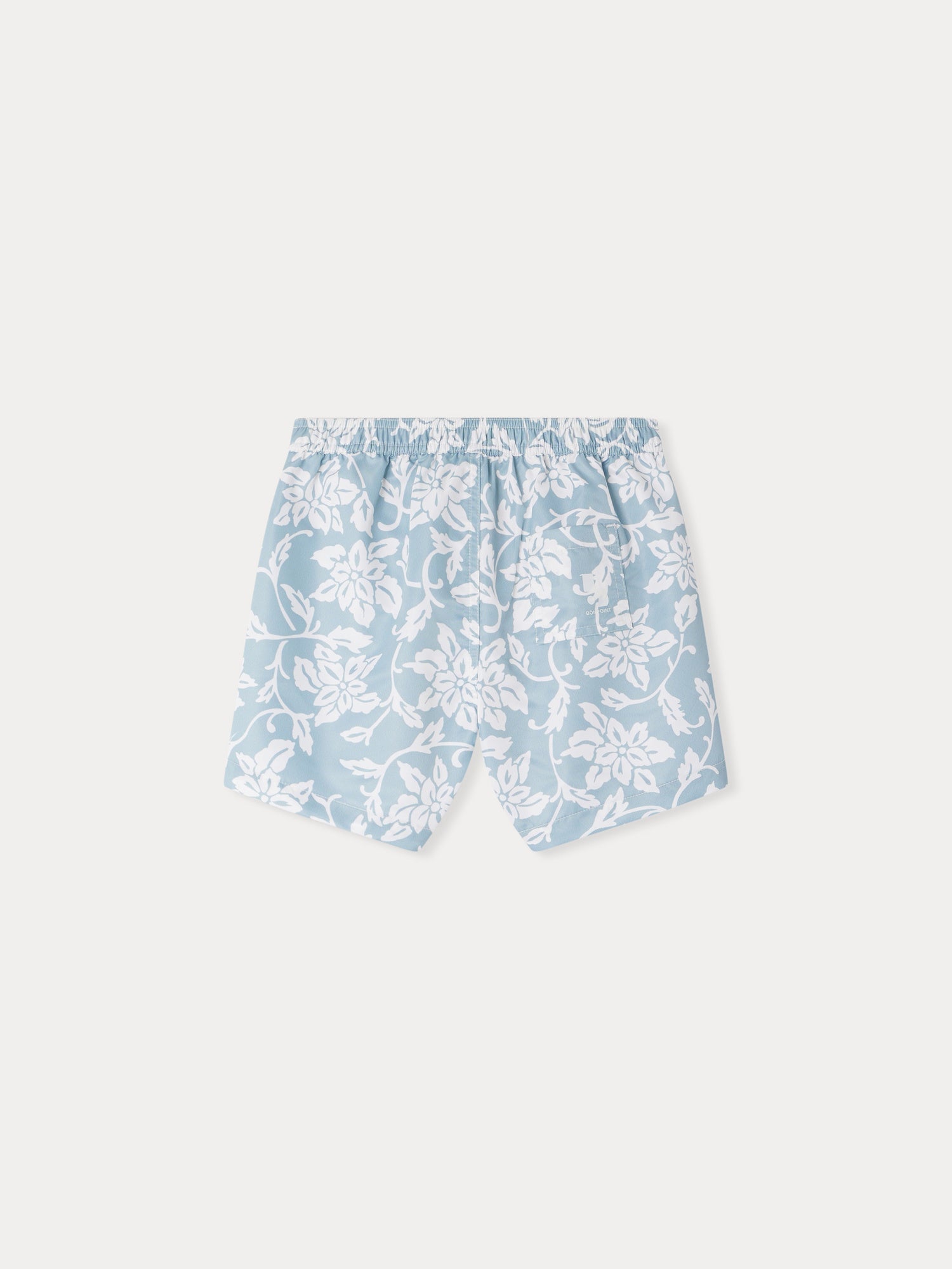 Boys Blue Flower Swim Shorts