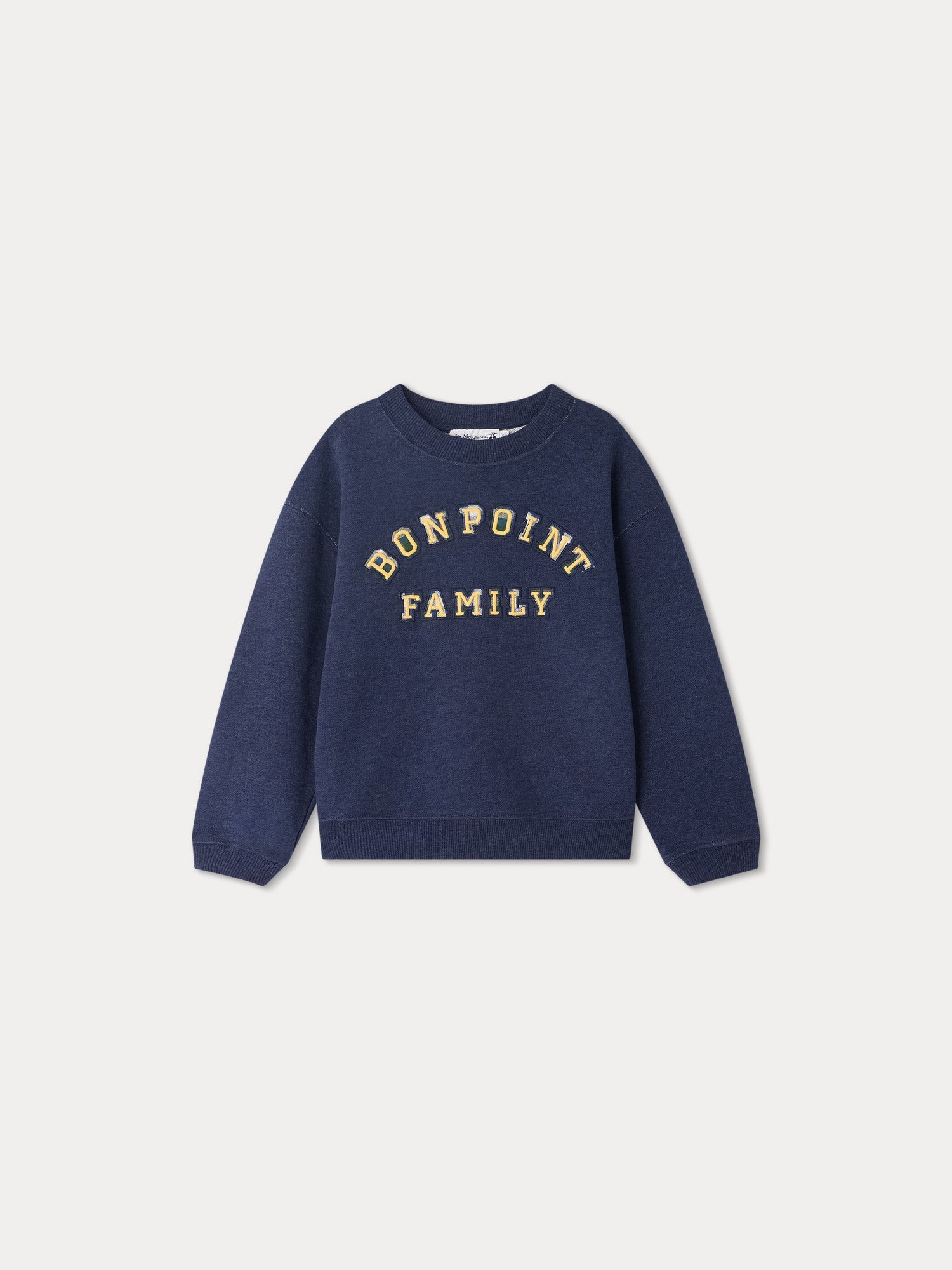 Boys Navy Cotton Sweatshirt