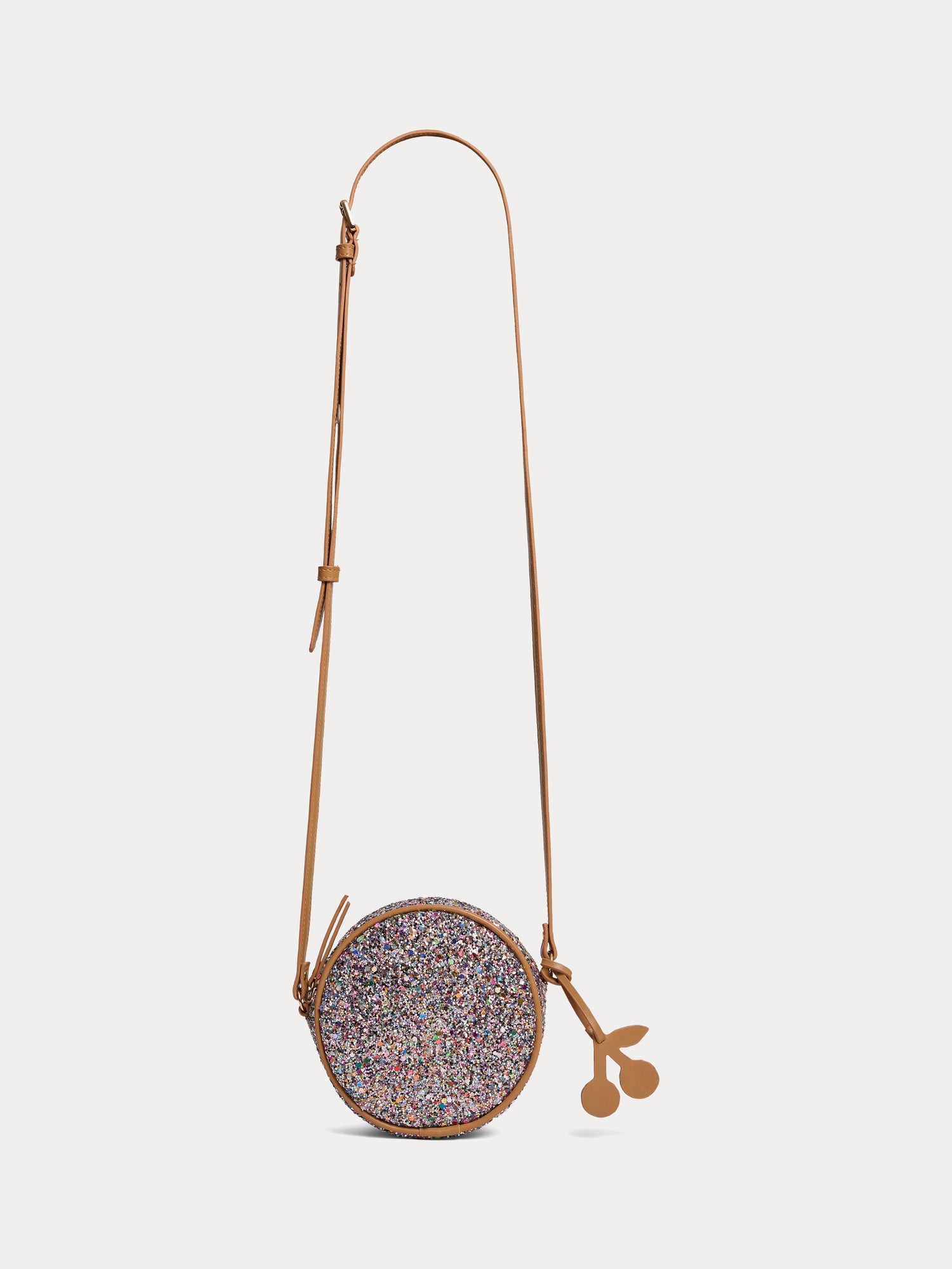 Girls Multicolor Glitter Shoulder Bag(12x12x4cm)