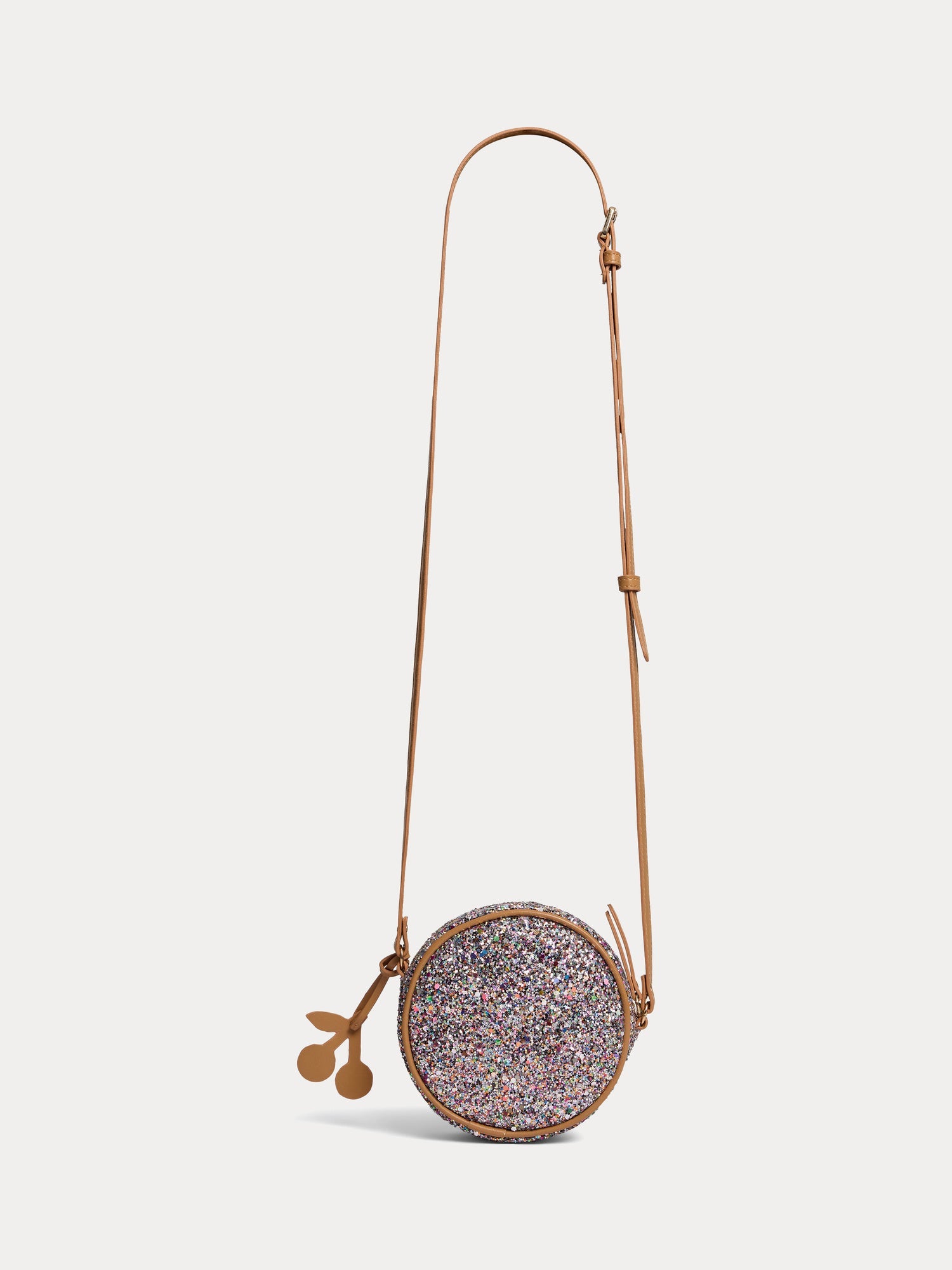 Girls Multicolor Glitter Shoulder Bag(12x12x4cm)