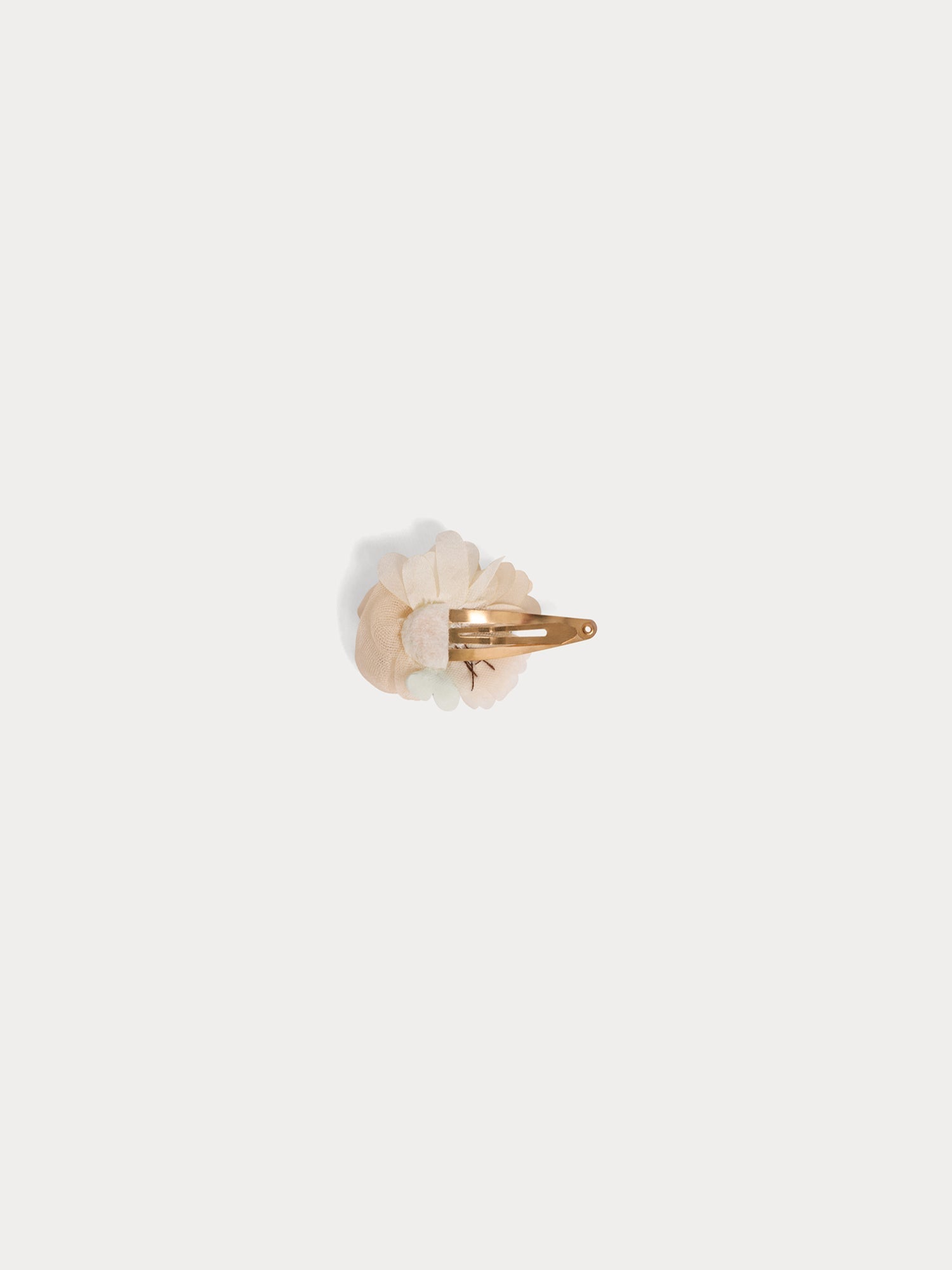 Girls Beige Flower Hair Clip